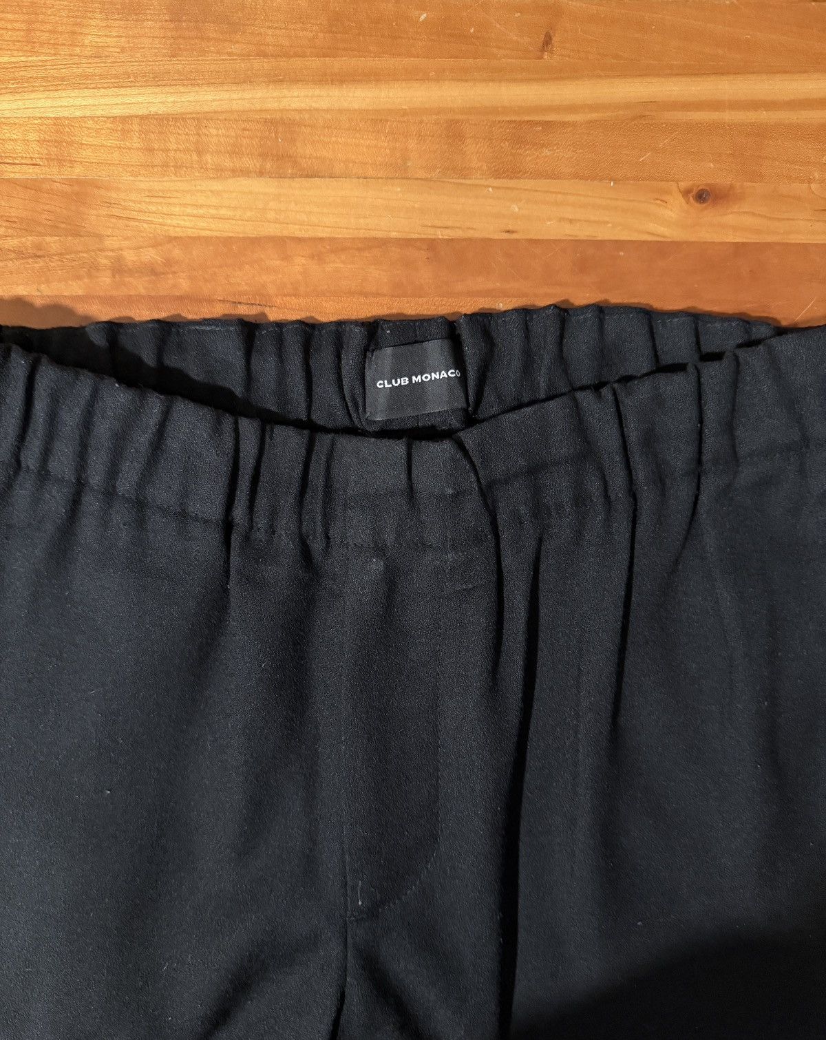 Club Monaco Club Monaco Wool Crepe Elastic Waist Dress Pant Size US 30 / EU 46 - 3 Thumbnail