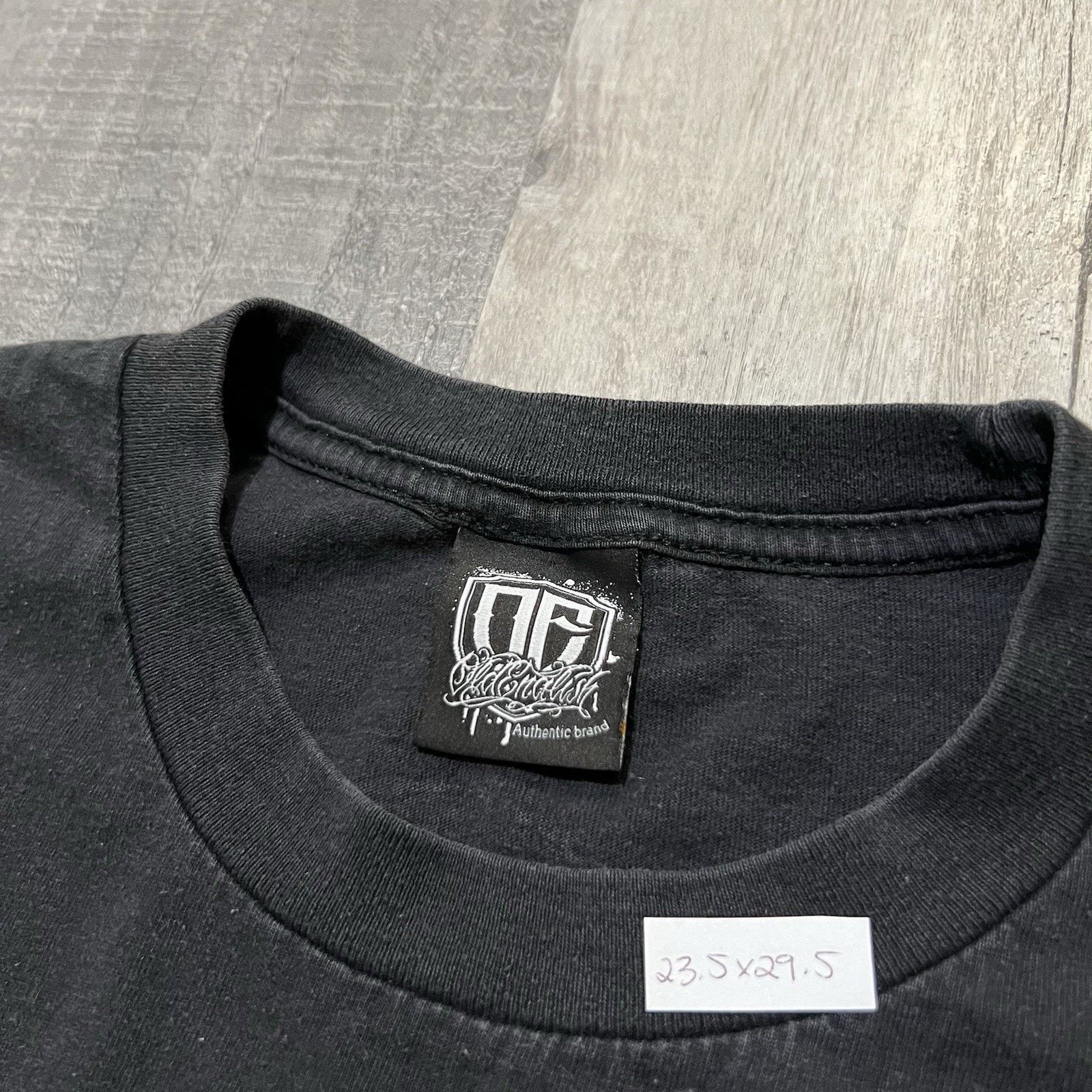 Vintage Old English Brand Black Plead The Fifth Skater Grunge Shirt Size US XL / EU 56 / 4 - 4 Thumbnail