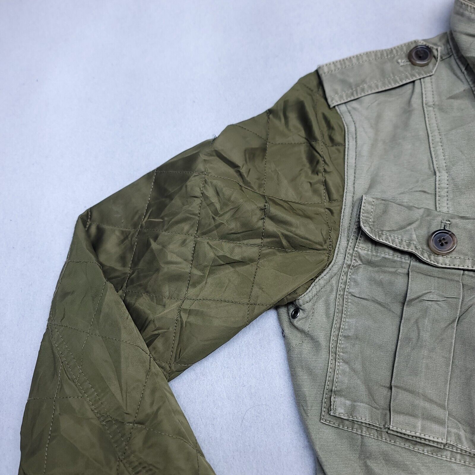 J.Crew JCrew Button Up Casual Outdoor Jacket Womens Size S Green Size S / US 4 / IT 40 - 4 Thumbnail
