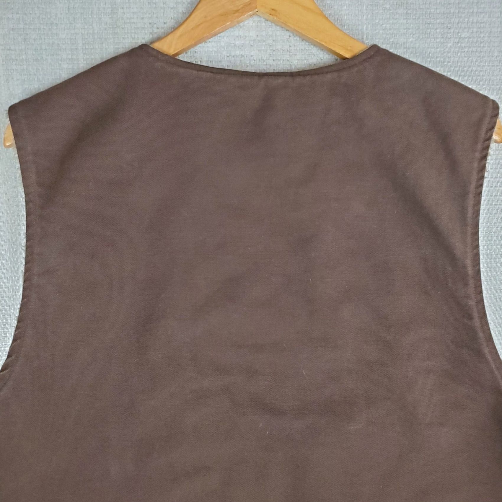 Carhartt Carhartt Large Brown Mens Vest - Sherpa Lining - Full Zip Size US L / EU 52-54 / 3 - 7 Thumbnail