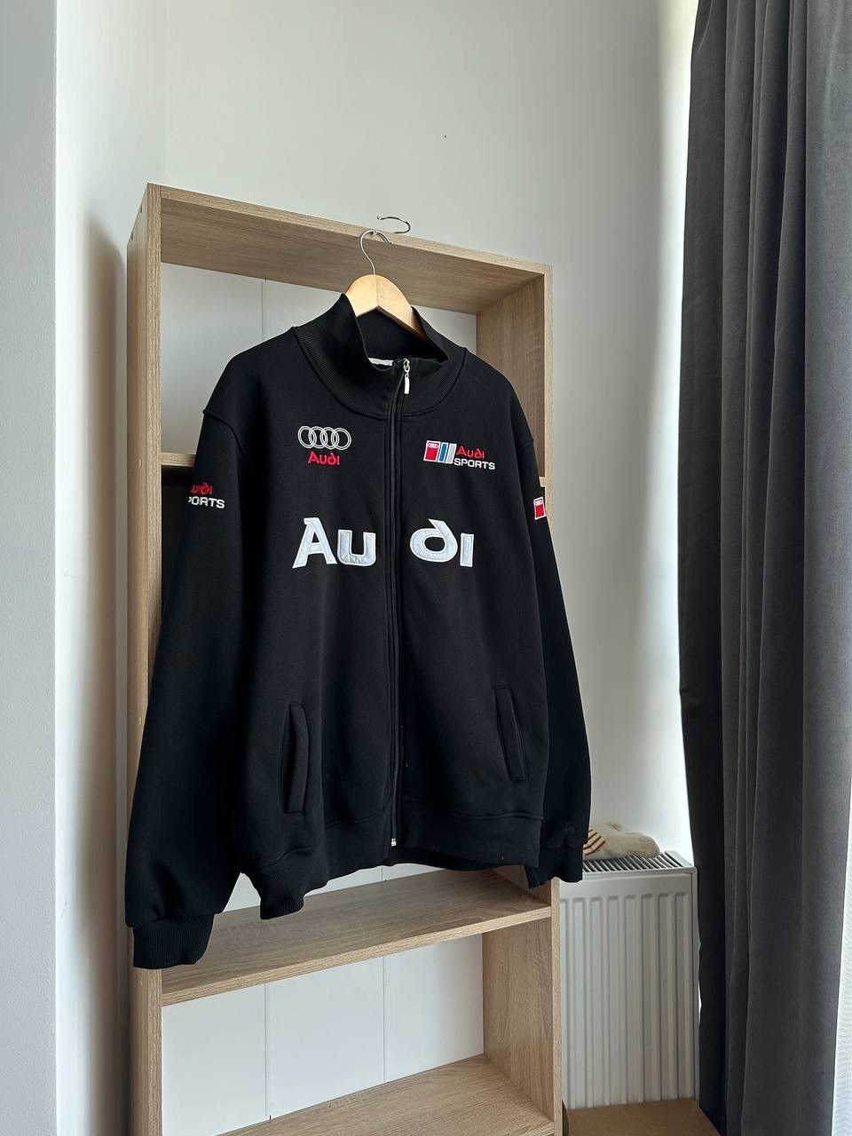 Audi × Vintage Vintage Audi Racing Black Full Zip Hoodie Size US M / EU 48-50 / 2 - 8 Thumbnail