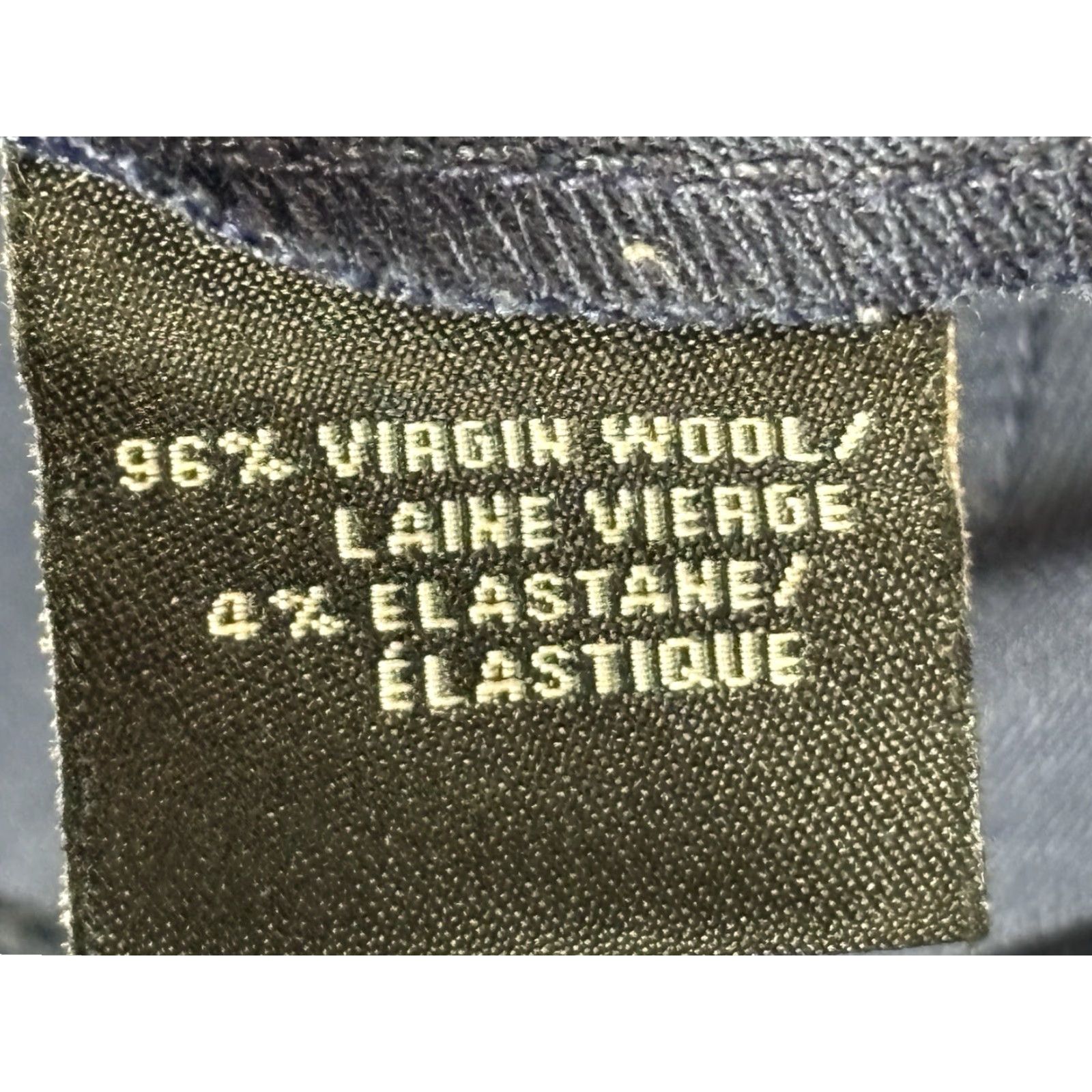 Vintage VINTAGE Lafayette 148 New York Virgin Wool Pants Women Sz 8 Blue Career Dress Pants Flat Front Straight Leg Women 8 Blue Career Womens Size 30" / US 8 / IT 44 - 6 Thumbnail