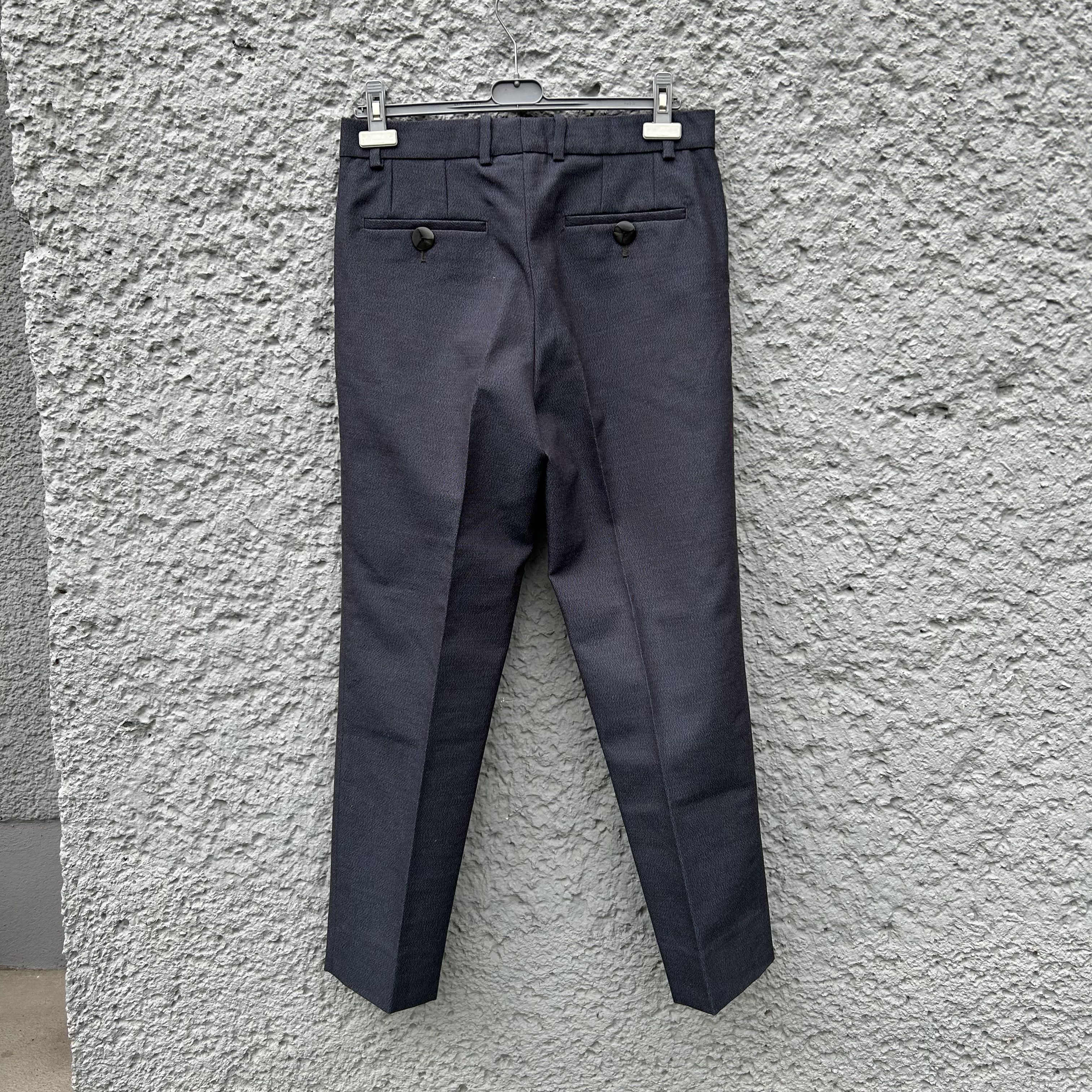 Namacheko Namacheko Blue Pleated Trousers Pants Mero Size US 32 / EU 48 - 2 Thumbnail