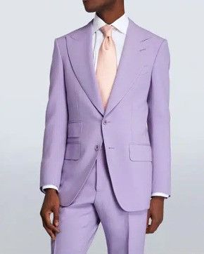 Tom Ford o1loc1c0724 2HAP03 Sb Suit in Light Purple Size US M / EU 48-50 / 2 - 2 Thumbnail
