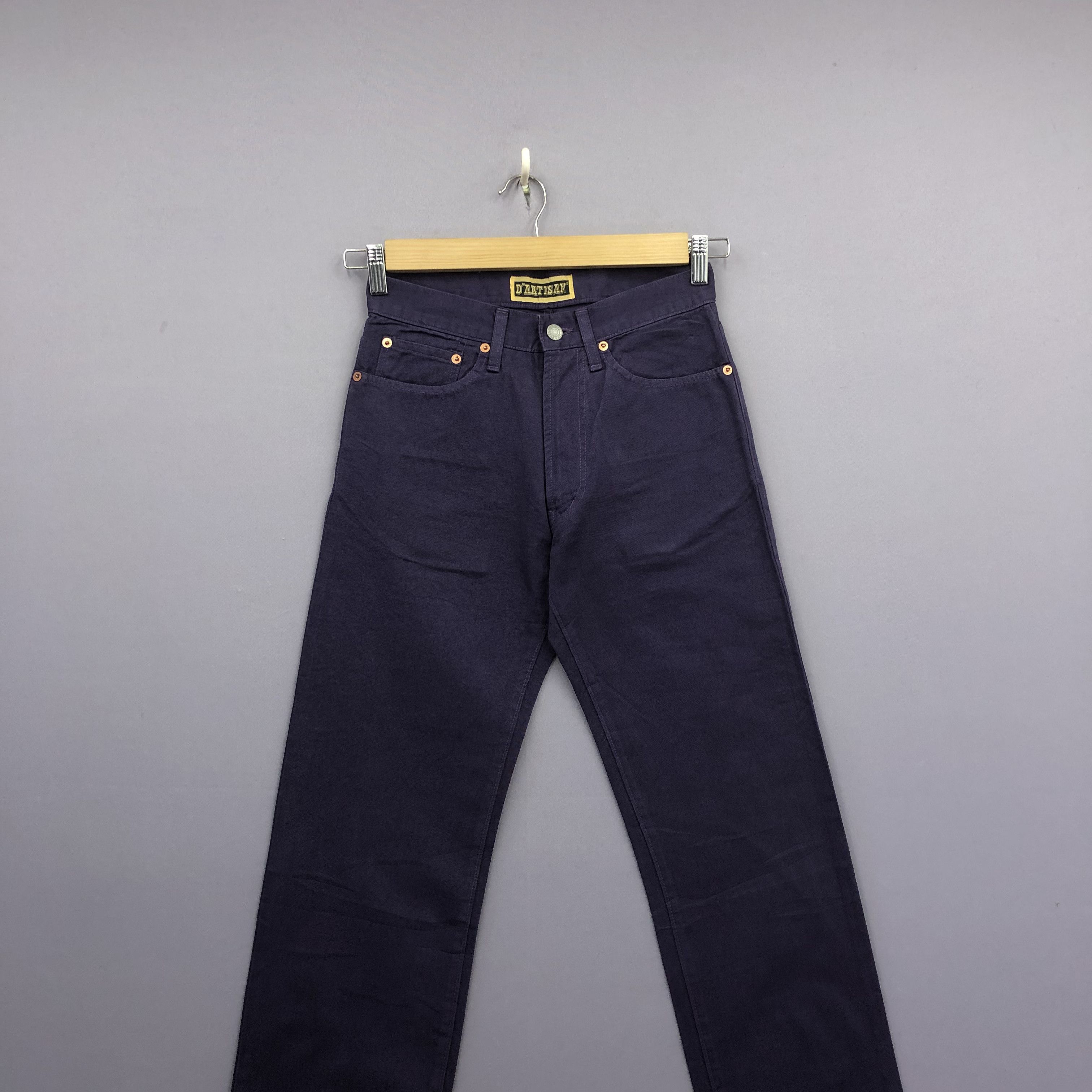 Studio D'Artisan Vintage NWT 90s Studio D'Artisan Skinny Japanese Purple Jean Size 26" / US 2 / IT 38 - 3 Thumbnail