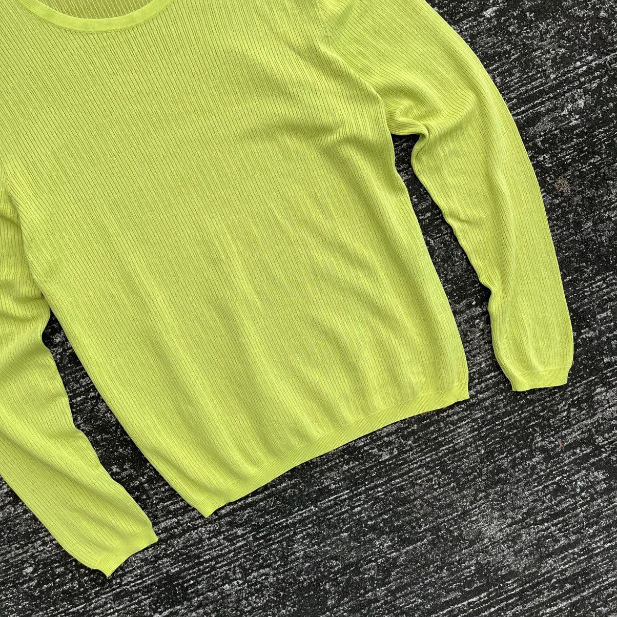 Hermes Hermès Vintage Ribbed Cotton Knit Sweater Size M / US 6-8 / IT 42-44 - 5 Thumbnail