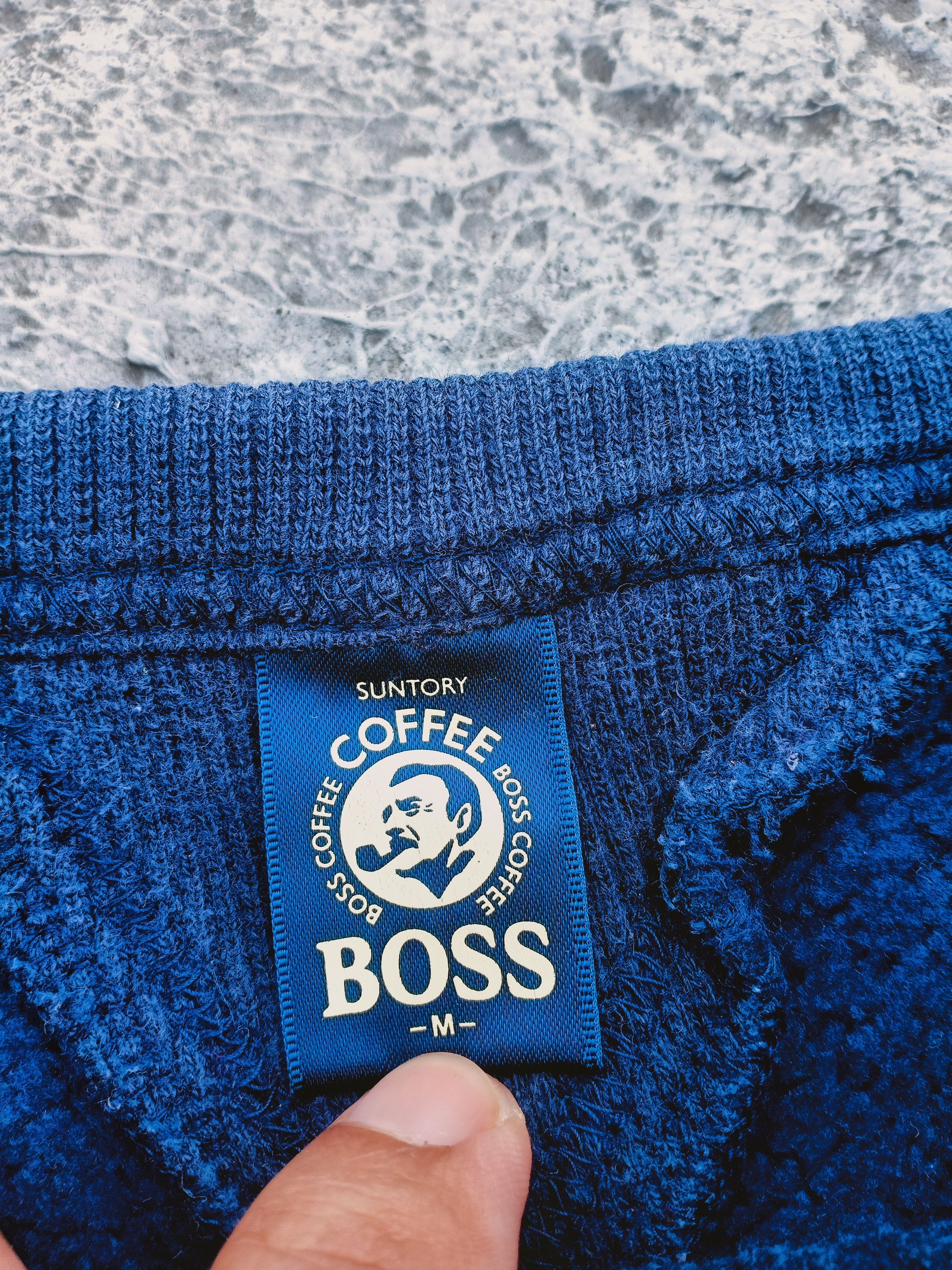 Vintage SUNTORY Coffee BOSS sweatshirt Size US M / EU 48-50 / 2 - 3 Thumbnail