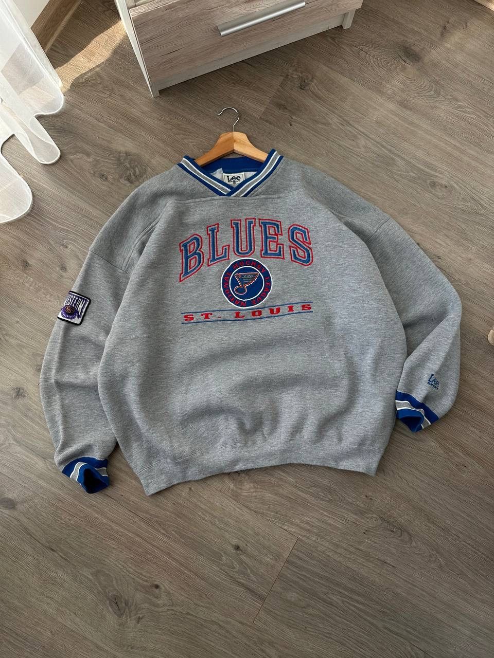 Japanese Brand × Vintage Vintage Blues St.Louis Gray Lee Sports Sweatshirt Size US L / EU 52-54 / 3 - 2 Thumbnail