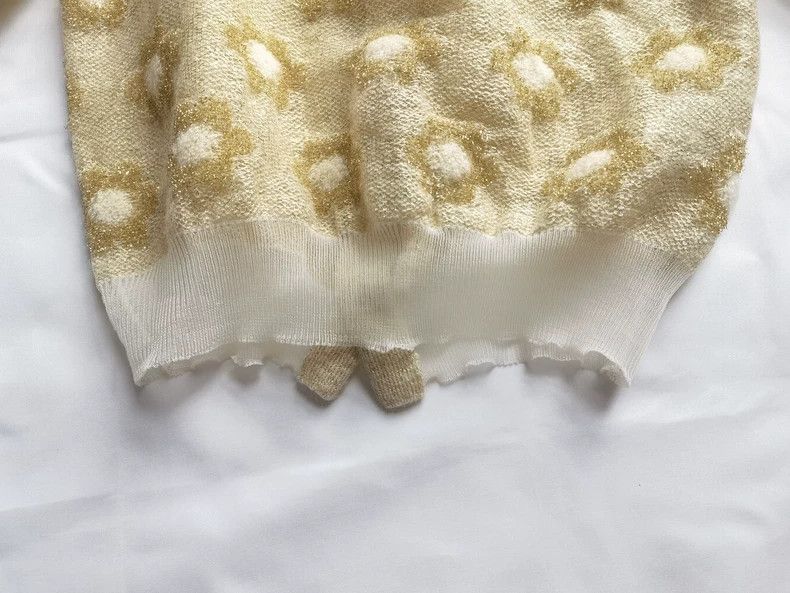 Comme des Garcons Comme Des Garcons Scallion knitted flower jacket Size S / US 4 / IT 40 - 6 Thumbnail