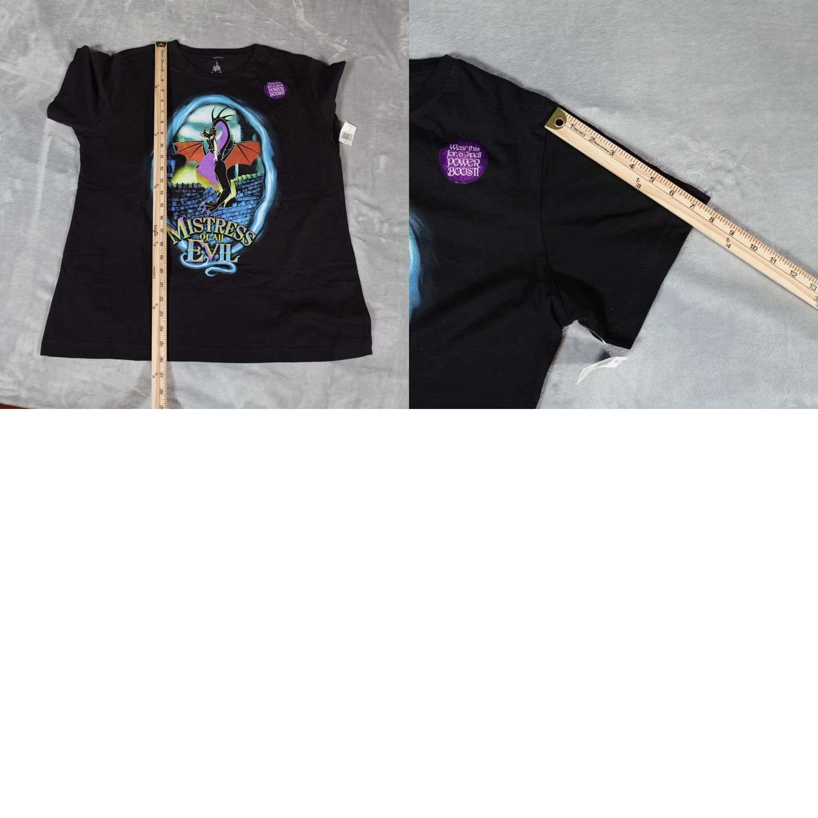 Disney Disney Parks Mistress Of All Evil Villain T-Shirt Womens XL Cartoon Black NWT Size XL / US 12-14 / IT 48-50 - 8 Thumbnail