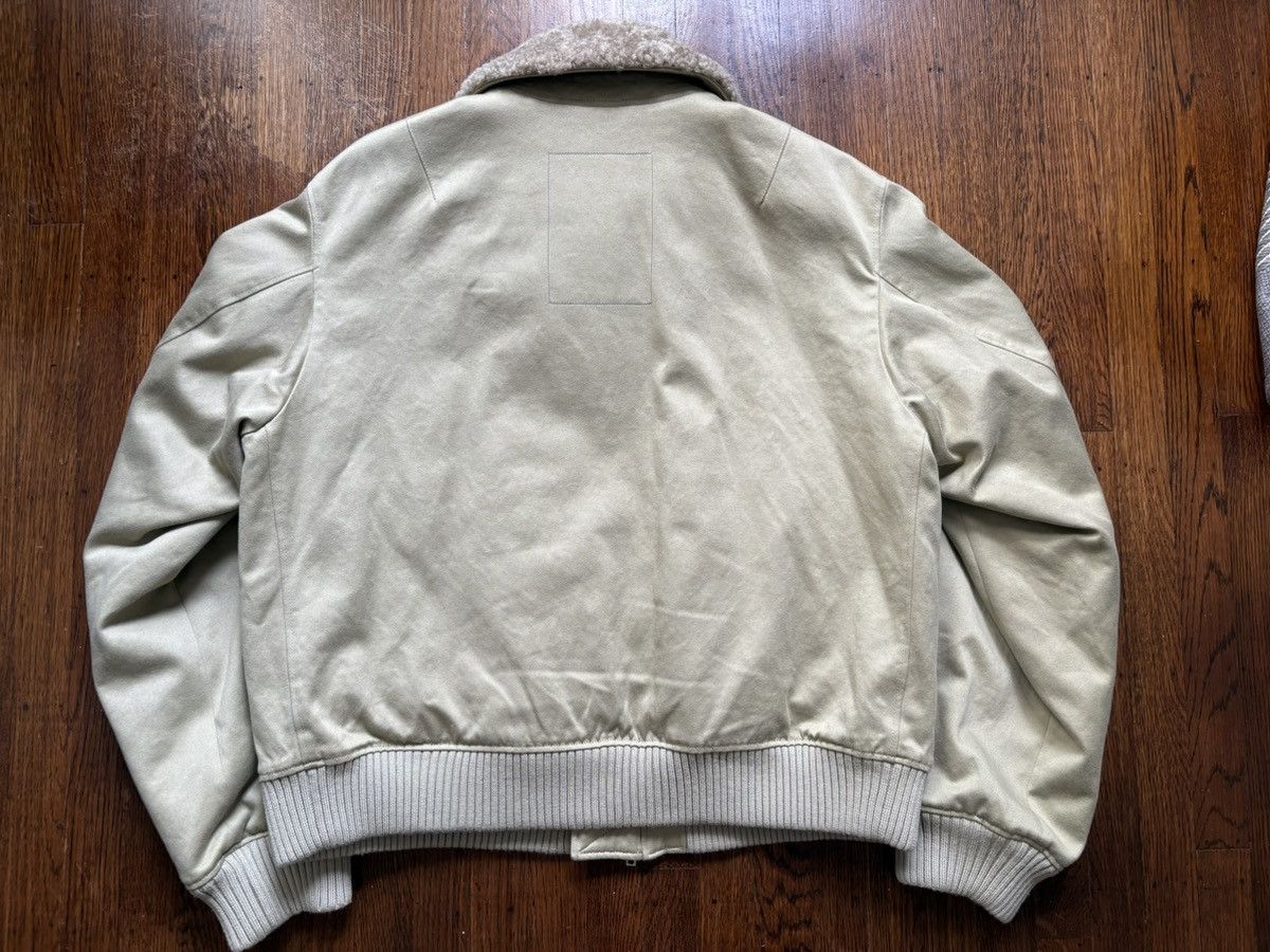 Burberry Burberry Cotton Sateen Bomber Jacket w Shearling Collar 2024 Size US XL / EU 56 / 4 - 5 Thumbnail