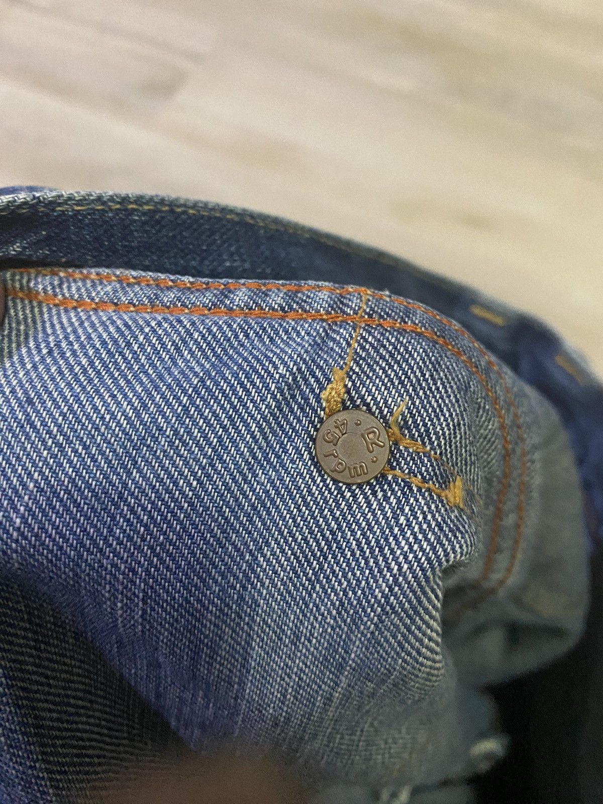 45rpm × If Six Was Nine Vintage 45rpm distressed denim Size US 29 - 8 Thumbnail