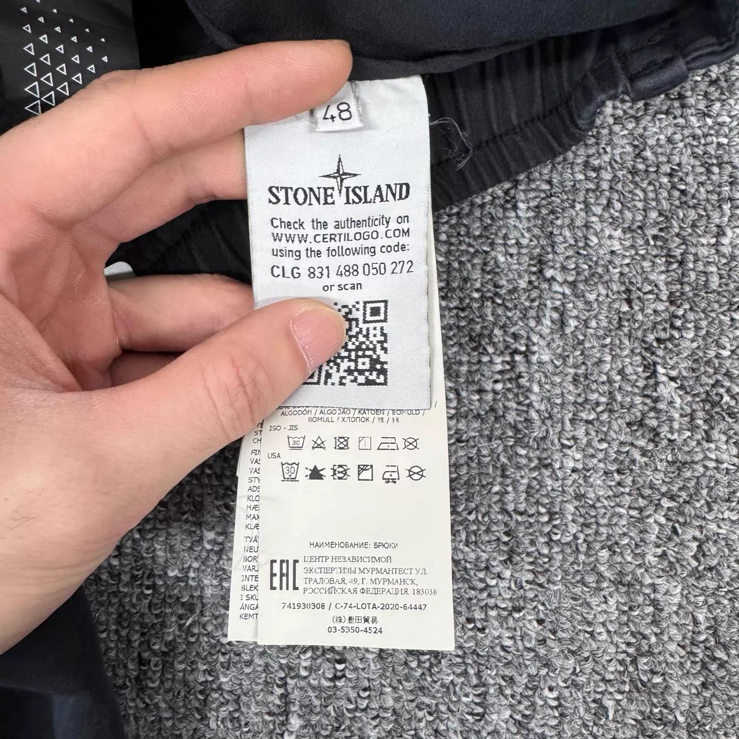 Stone Island STONE ISLAND Black Zip Cargo Pants 48 Size US 32 / EU 48 - 6 Thumbnail