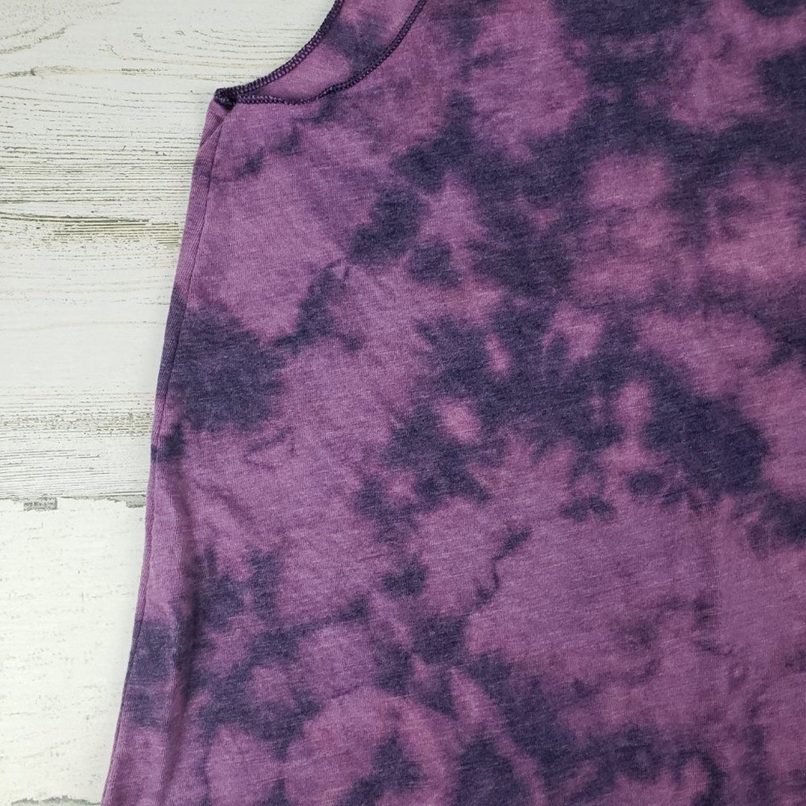 American Apparel NWOT American Apparel Purple Bleach Tie Dye Tank Top XS Size XS / US 0-2 / IT 36-38 - 9 Thumbnail