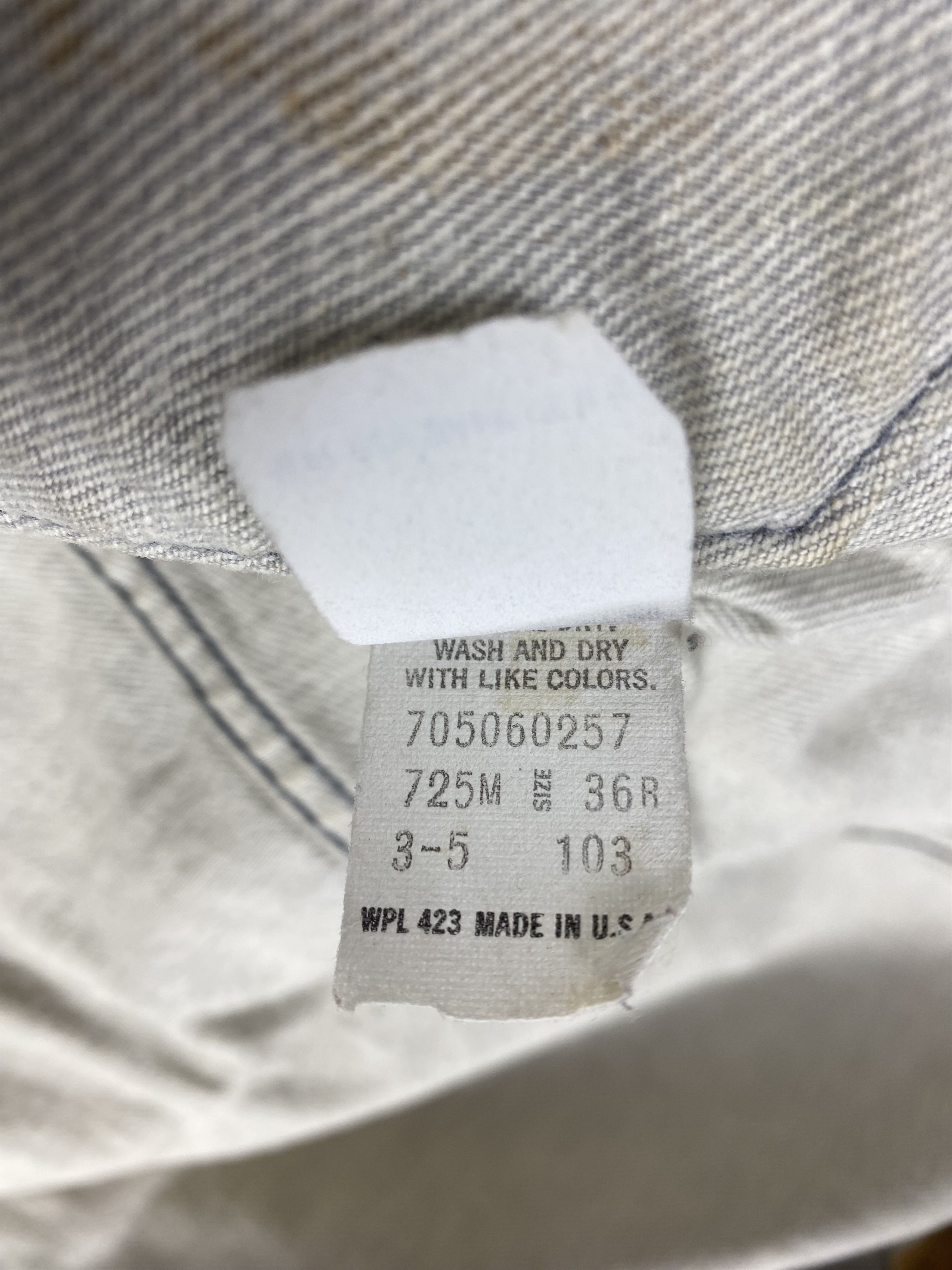 Levi's Vintage Levi's Denim Faded Jacket DJ0666 Size US S / EU 44-46 / 1 - 7 Thumbnail
