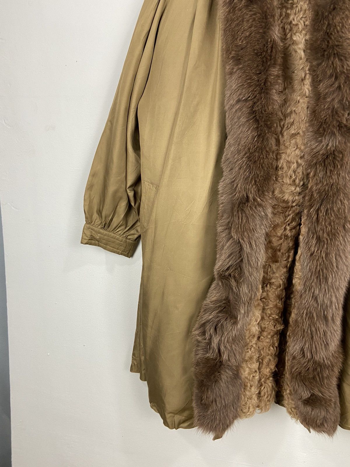 Sagafurs Real Fox Mink Furs Luxury Jacket Size L / US 10 / IT 46 - 5 Thumbnail