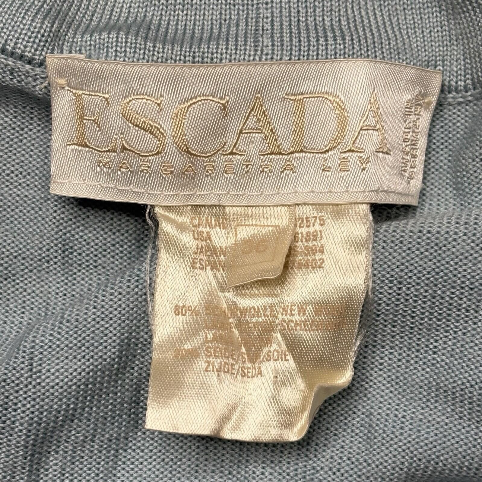 Escada Escada Margaretha Ley Cardigan Sweater Womens 36 M Silk Wool Size M / US 6-8 / IT 42-44 - 2 Thumbnail