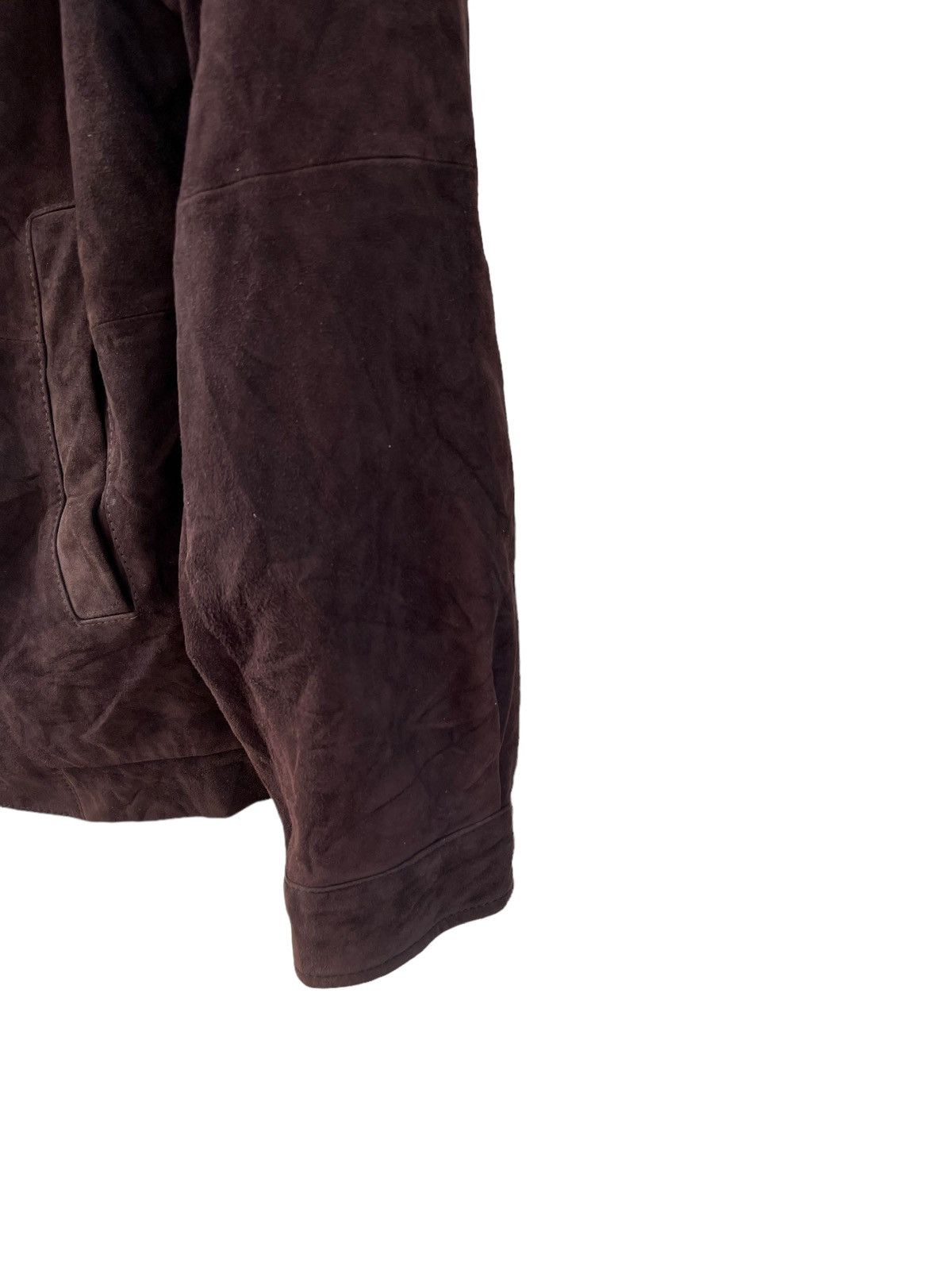 Brooks Brothers Vintage Brooks Brothers Dark Brown Suede Leather Jacket Size US M / EU 48-50 / 2 - 12 Thumbnail