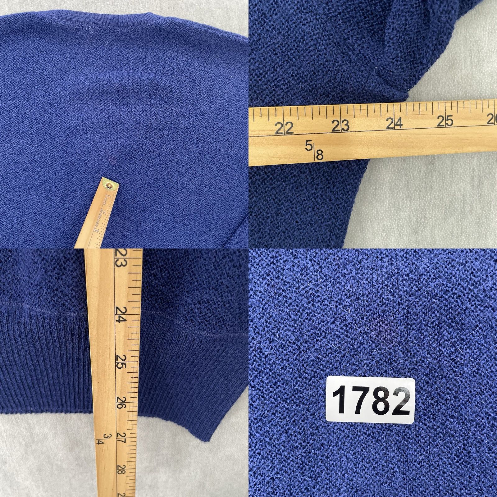 Vintage VINTAGE Maus Hoffman Sweater Pullover Adult XL Blue Alpaca Long Sleeve V-Neck Fall Winter Mens Size US XL / EU 56 / 4 - 8 Thumbnail