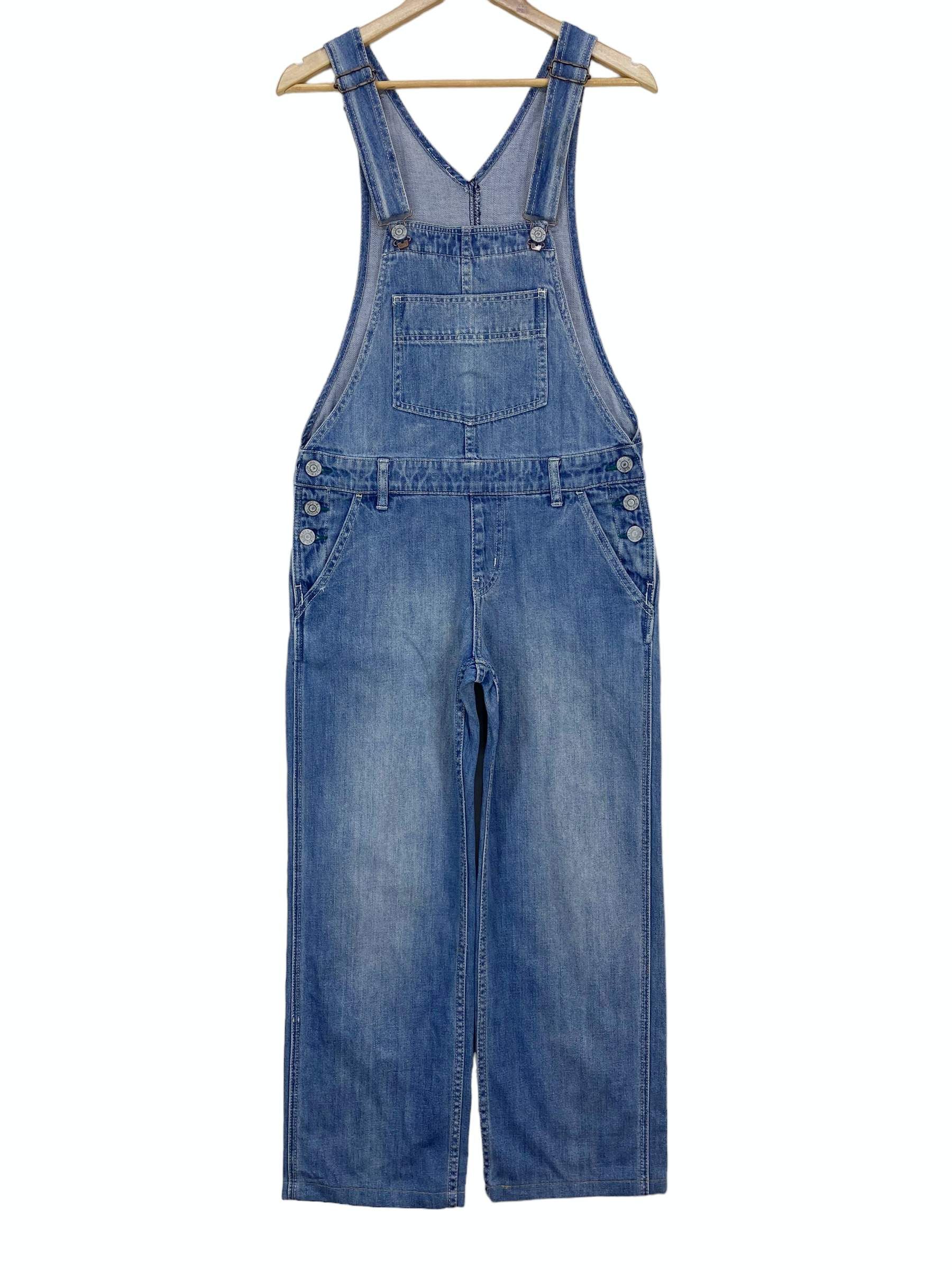 image of X-Girl Carpenter Bib Overalls in Blue, Men's (Size 33)