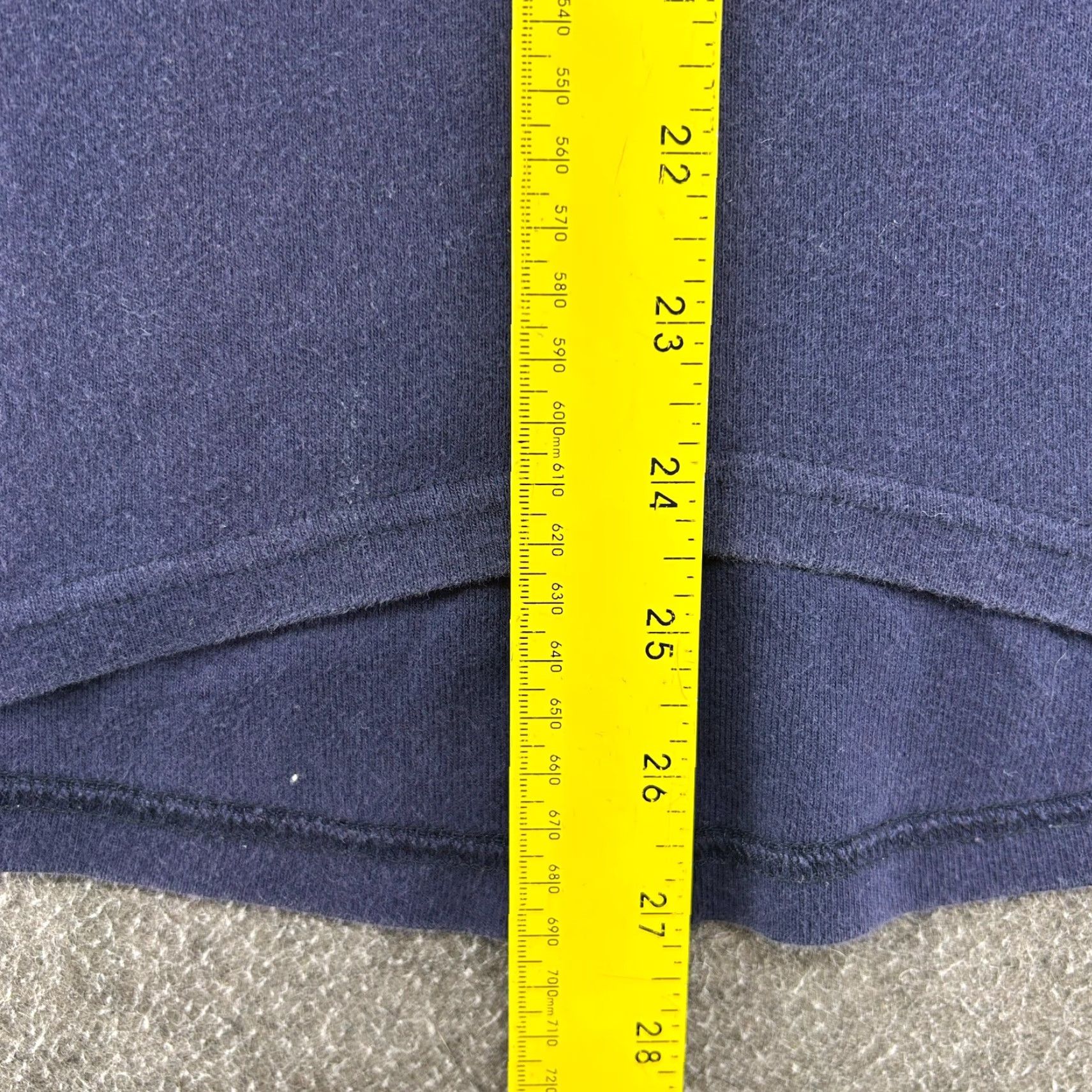 Gap VINTAGE Gap Shirt Women XL Blue Navy Short Sleeve Blank Cotton Ribbed Basics 90s Size XL / US 12-14 / IT 48-50 - 5 Thumbnail