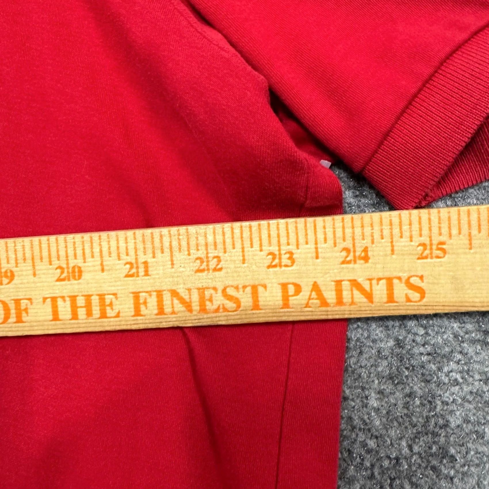 Polo Ralph Lauren VINTAGE Polo Ralph Lauren Polo Shirt Men XL Red Single Stitch 1/4 Button Up Distressed Size US XL / EU 56 / 4 - 5 Thumbnail