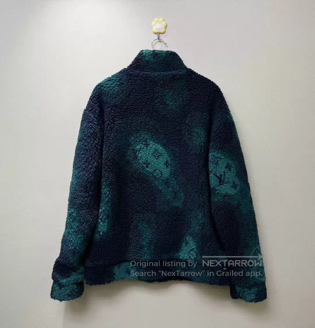 Louis Vuitton Louis Vuitton Black Green Logo Teddy Jacket. Size US XL / EU 56 / 4 - 4 Thumbnail