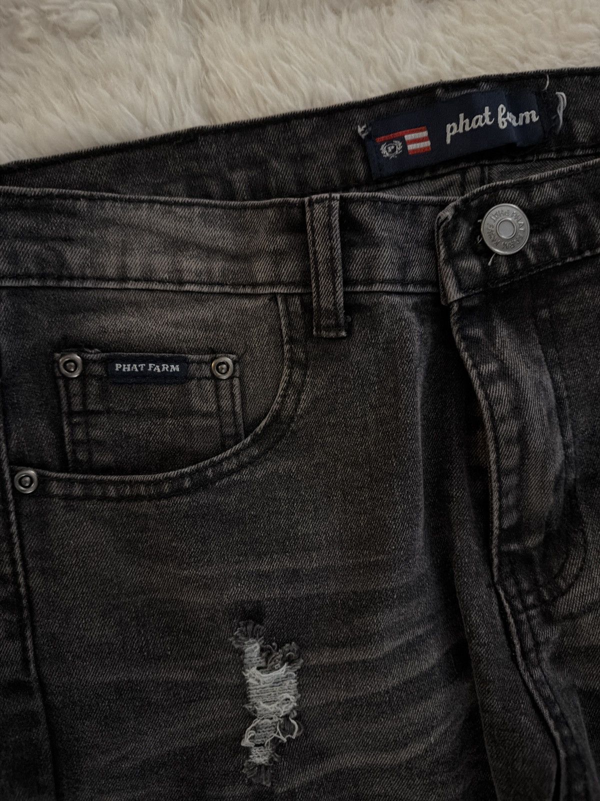Phat Farm black phat farm denim/padded knees Size US 30 / EU 46 - 3 Thumbnail