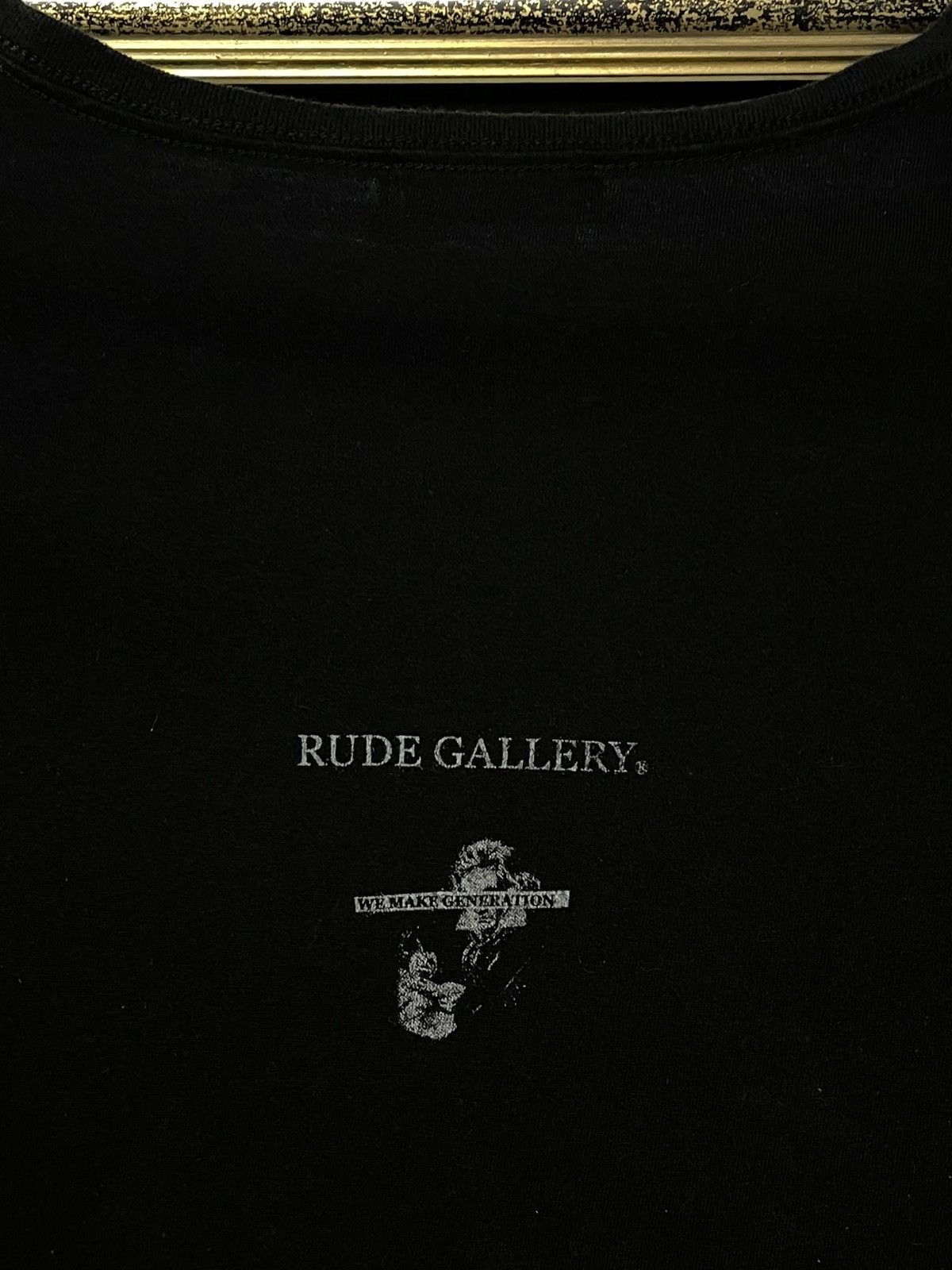 Hysteric Glamour Vintage Japan Designer - Rude Gallery Revolt Skull Tshirt Size US M / EU 48-50 / 2 - 8 Thumbnail