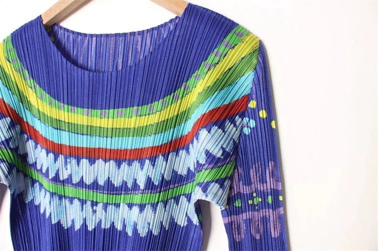 Issey Miyake Issey Miyake size:3 Vintage firework patterned pleated top Size XS / US 0-2 / IT 36-38 - 4 Thumbnail