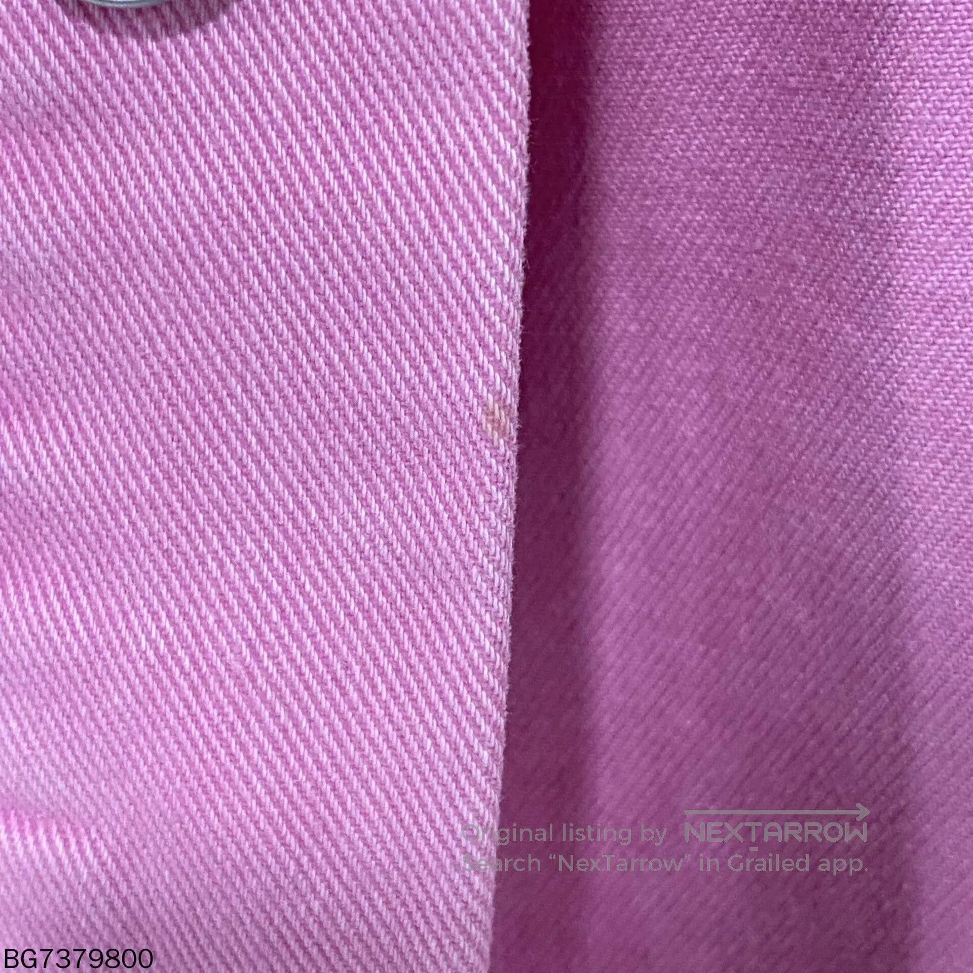 Balenciaga Balenciaga Pink Washed Denim Jacket. Size US M / EU 48-50 / 2 - 4 Thumbnail
