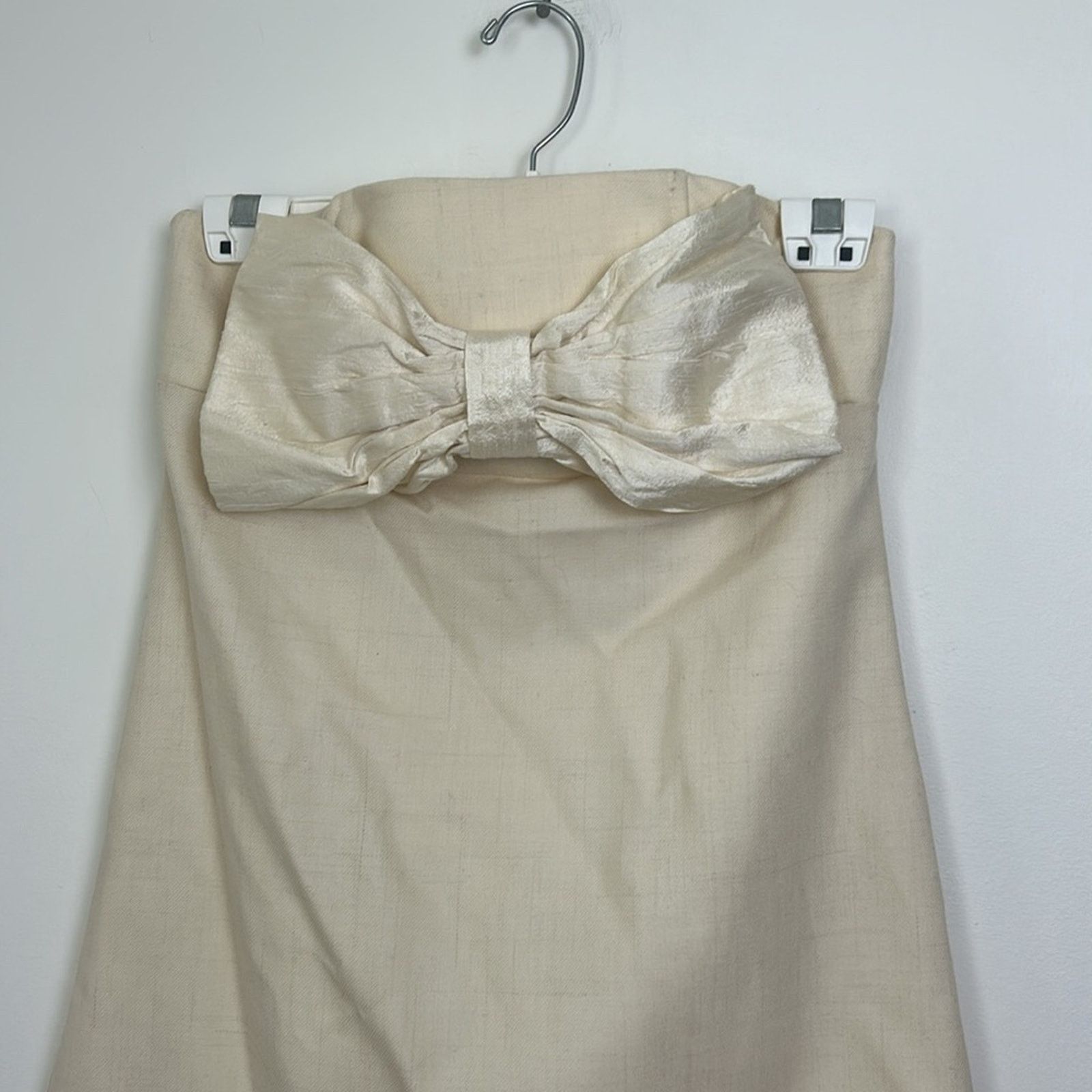 Anthropologie Vanessa Barrantes Bow Strapless Mini Size S / US 4 / IT 40 - 2 Thumbnail