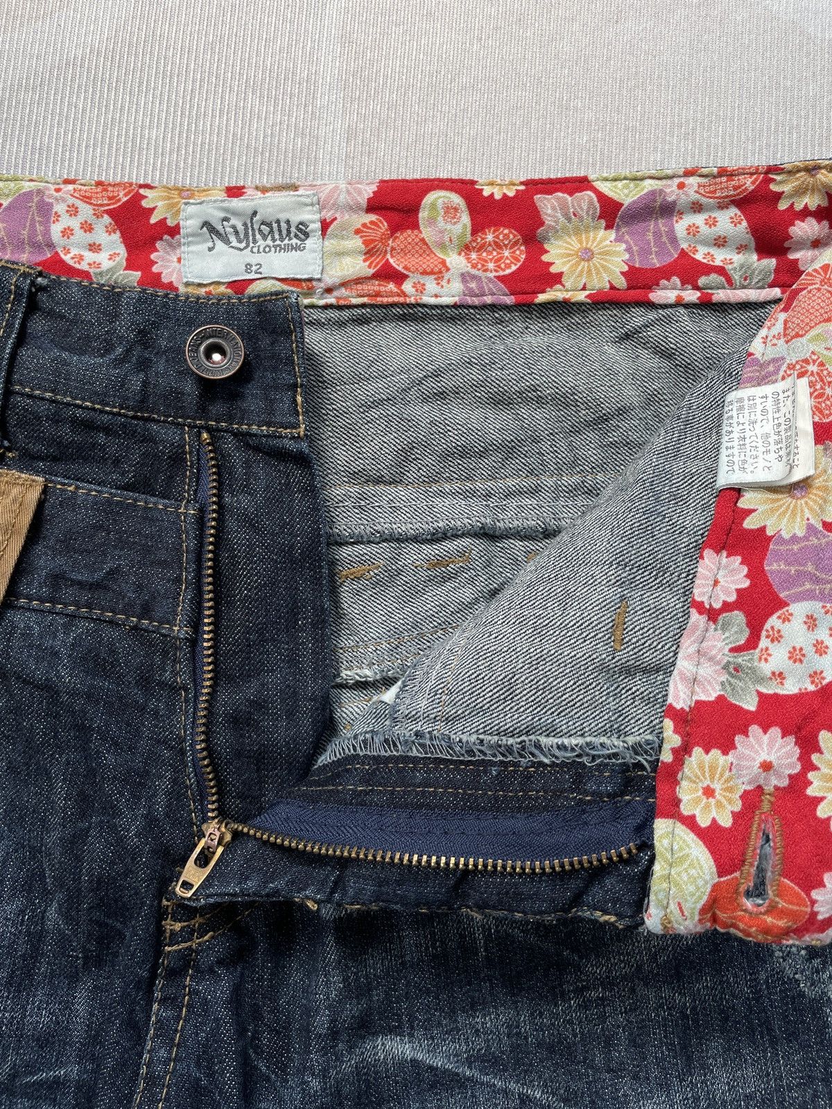 Japanese Brand × Tornado Mart Nylaus Double Waist Design Like Tornado Mart (P88) Size US 31 - 7 Thumbnail