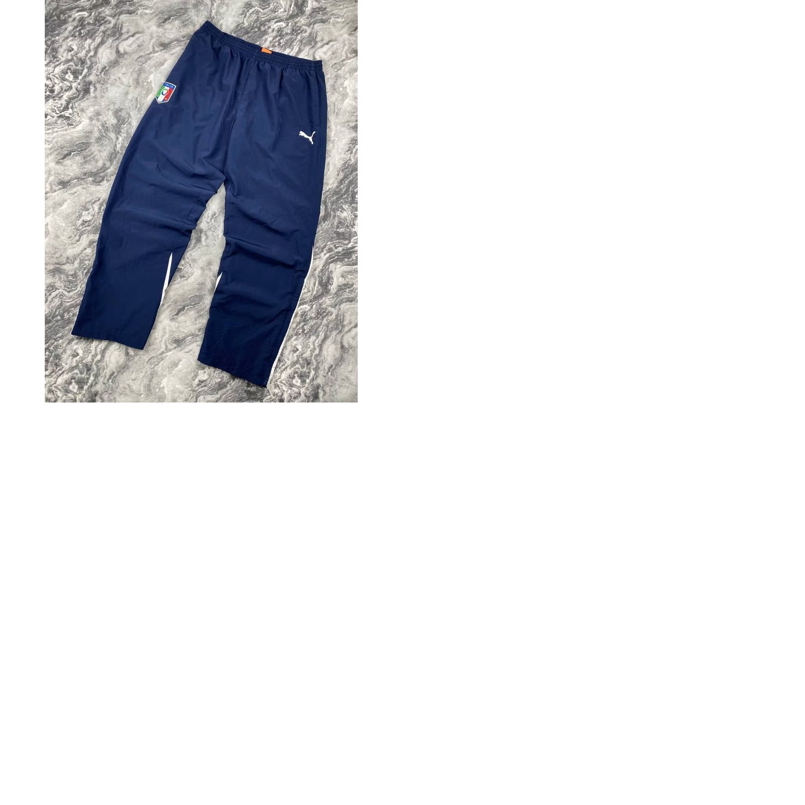Puma VINTAGE PUMA Tracksuit Jacket And Pants 2 Piece Set XL Men Blue Logo Zip Long Sleeve Polyester Size 46R - 12 Thumbnail