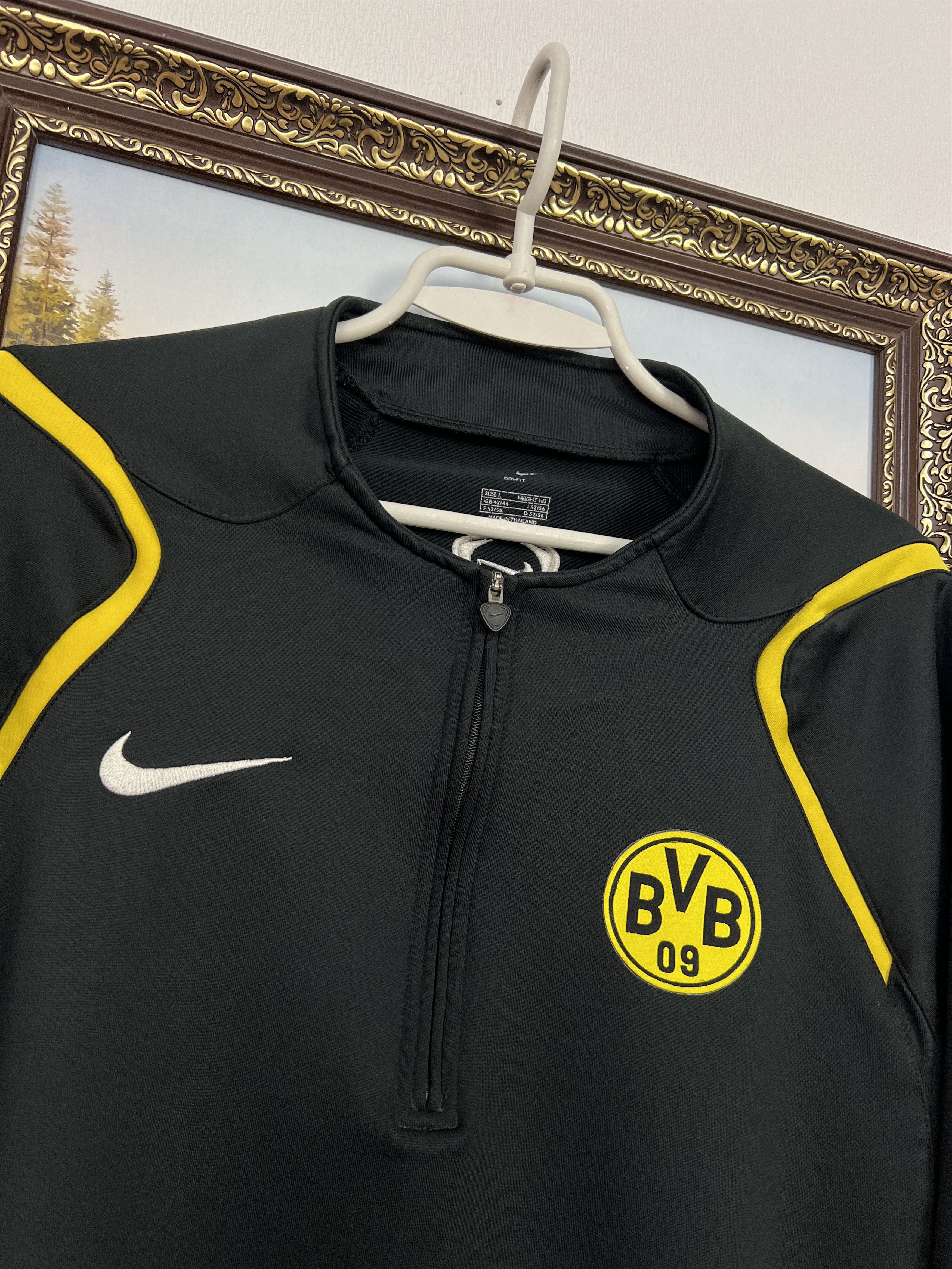 Nike Borussia Dortmund Football Train Sweatshirt Jacket Track Top Size US L / EU 52-54 / 3 - 3 Thumbnail