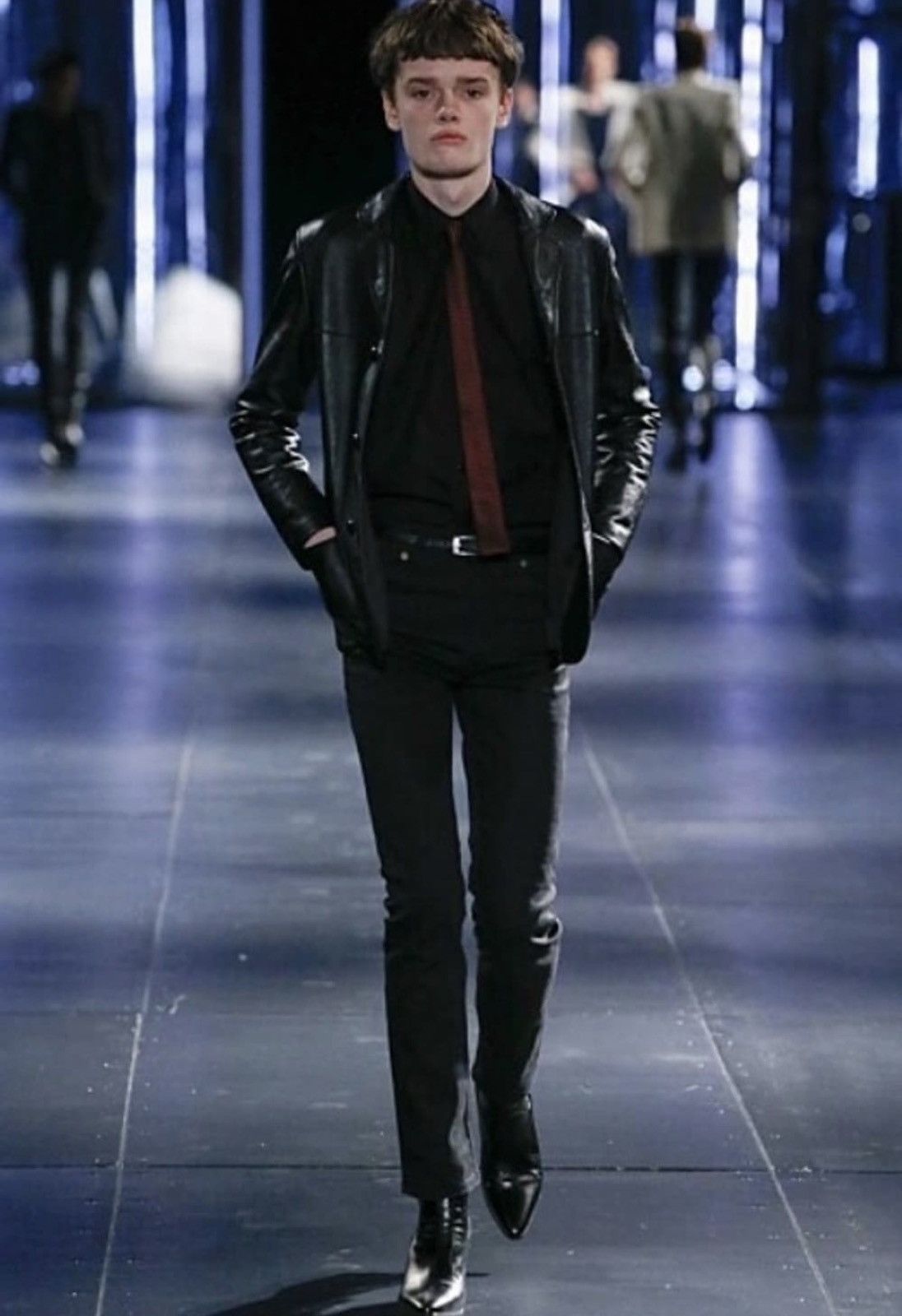Saint Laurent Paris Saint laurent 15FW lamb leather single jacket sz50 Size US M / EU 48-50 / 2 - 1 Thumbnail