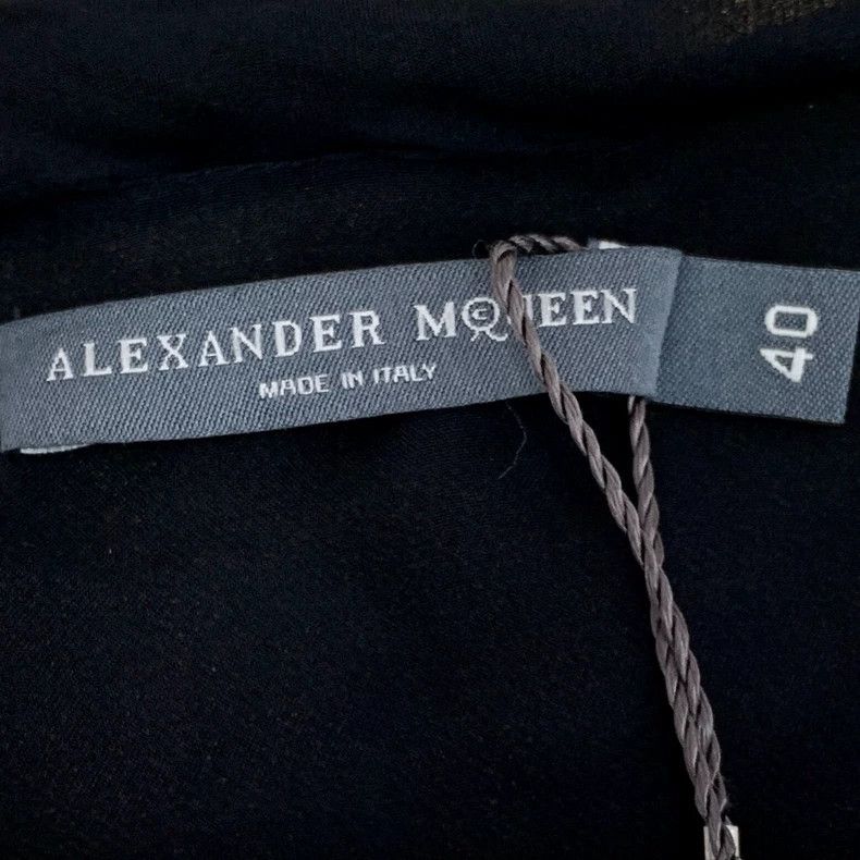 Alexander McQueen Alexander Mcqueen Colored mulberry silk streamer sleeveles Size S / US 4 / IT 40 - 5 Thumbnail