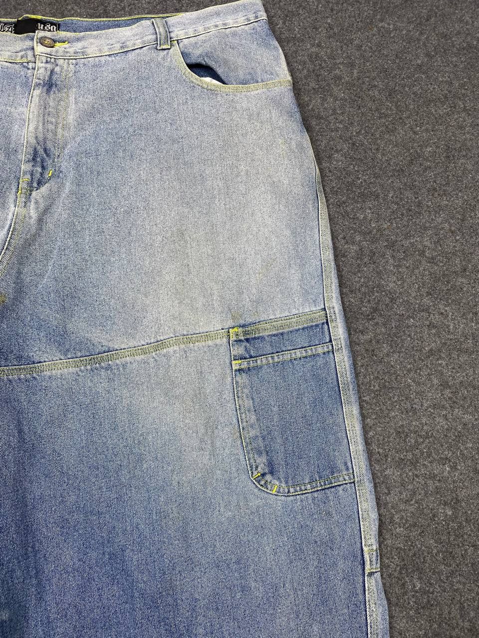 Japanese Brand vintage soul usa baggy denim nice design Size US 44 / EU 60 - 11 Thumbnail