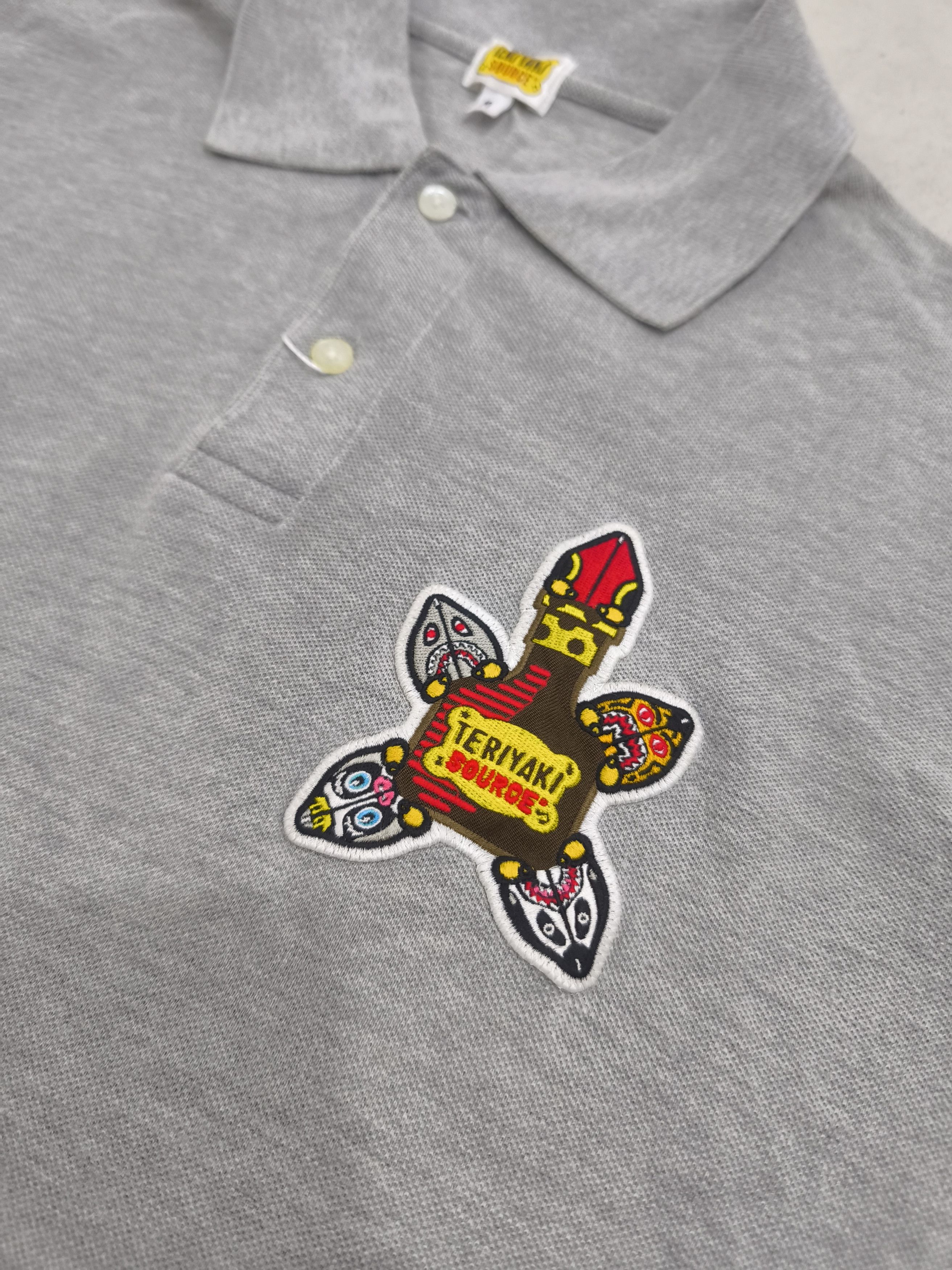 Bape OG Bape Grey Teriyaki Boyz Polo Size US M / EU 48-50 / 2 - 5 Thumbnail