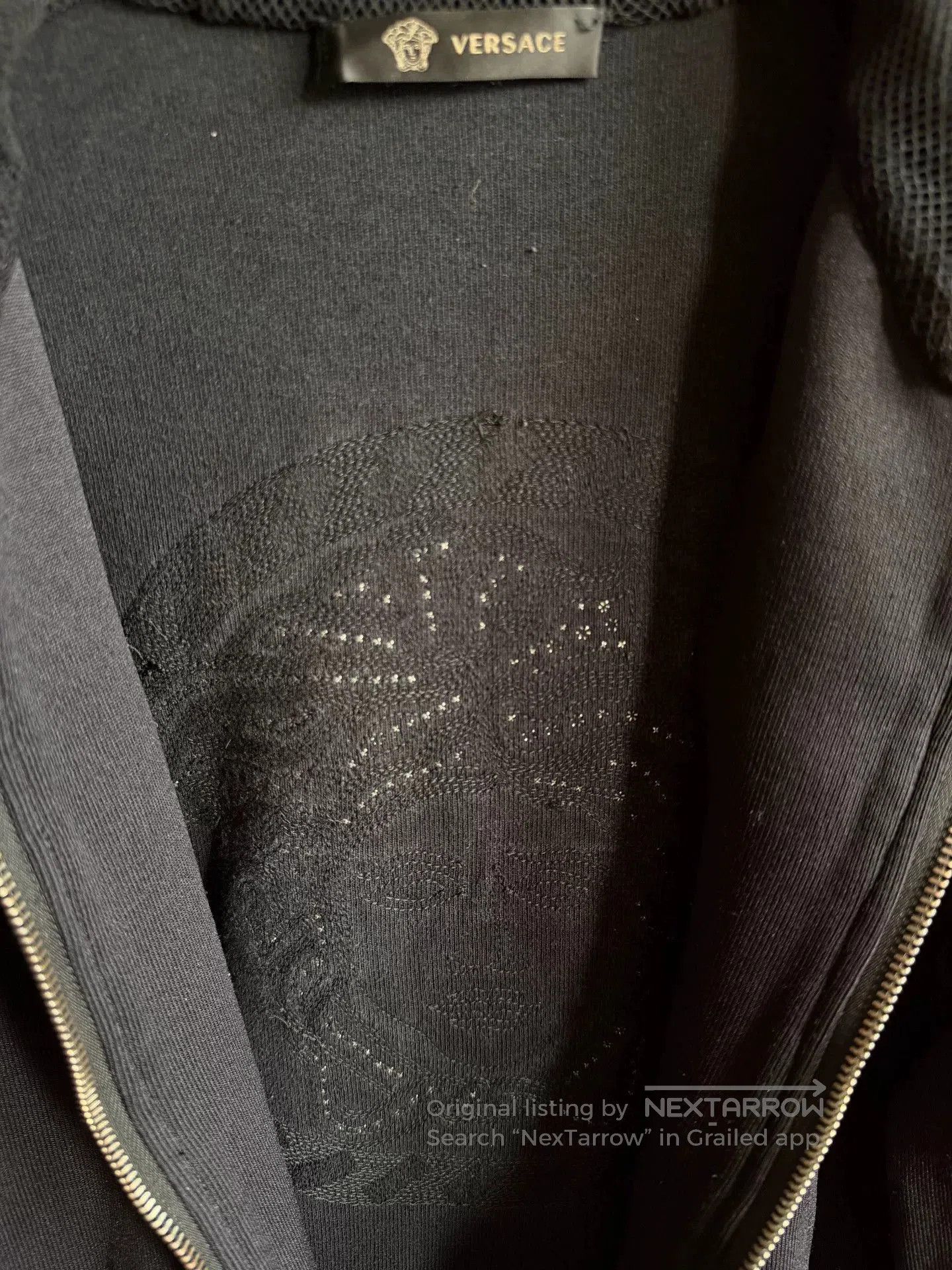 Versace Versace Men's Black Zip Hoodie. Size US M / EU 48-50 / 2 - 6 Thumbnail