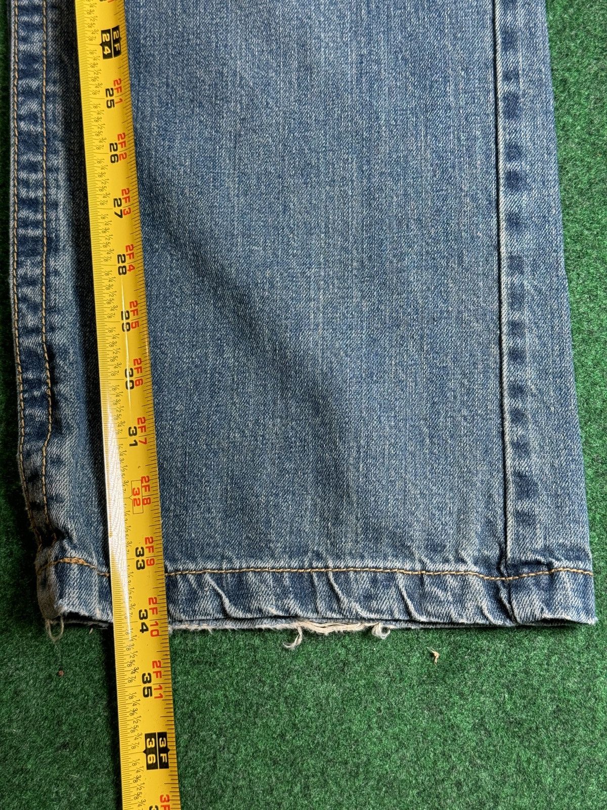 Enyce × Vintage Y2K Eynce Studded Emo Grunge Baggy Wide Leg 36x34 Jeans Size US 36 / EU 52 - 9 Thumbnail