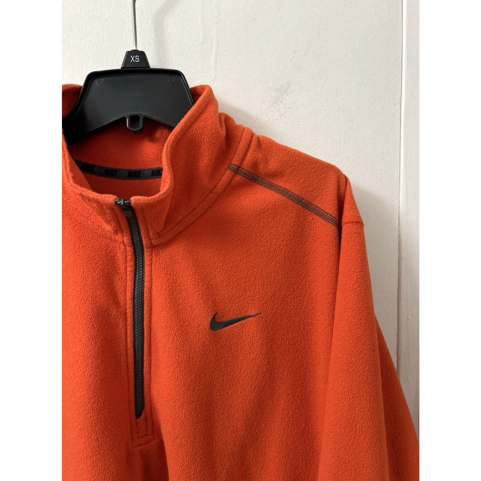 Nike Nike Therma-Fit 1/4 Zip Mens Large Orange Fleece Pullover Jackets L/S Pockets 416343-800 Size US L / EU 52-54 / 3 - 4 Thumbnail