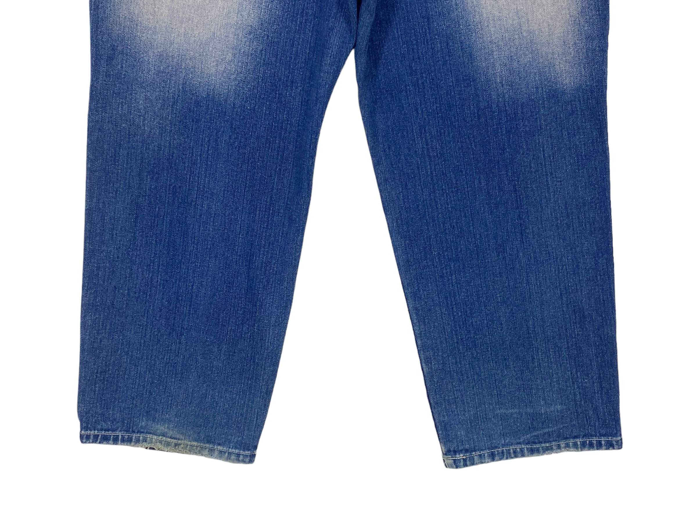 Japanese Brand Raw Blue Baggy Jeans Jeans Hip Hop Denim Size US 38 / EU 54 - 8 Thumbnail