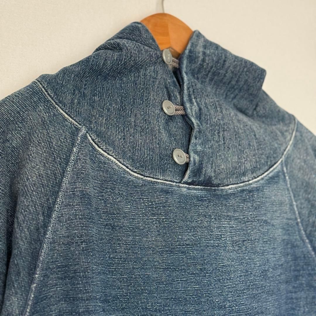 Kapital 🔥 RARE! KAPITAL INDIGO DYE HOODIE sweatshirt Size US L / EU 52-54 / 3 - 4 Thumbnail