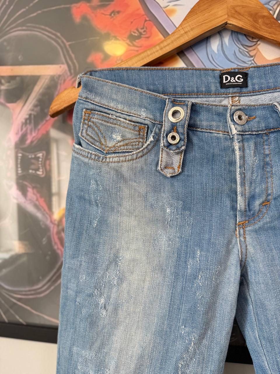 Dolce & Gabbana Vintage Dolce&Gabbana Jeans Light Denim Size 26" / US 2 / IT 38 - 3 Thumbnail