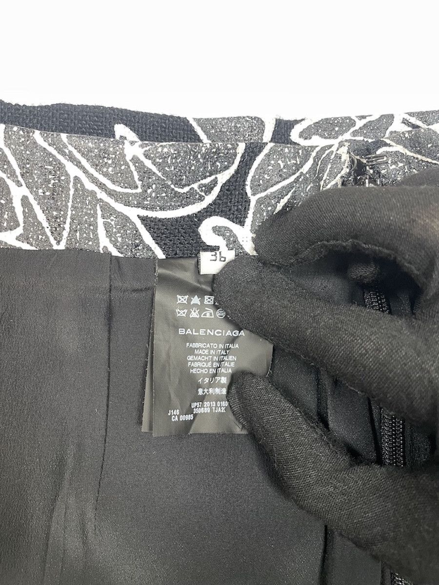 Balenciaga SS2014 painted brocade skirt - FR36 UK6 Small Size 26" / US 2 / IT 38 - 6 Thumbnail