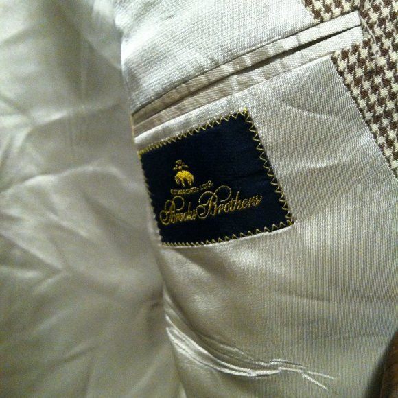 Brooks Brothers BROOKS BROTHERS MEN'S LINEN SPORT JACKET BLAZER SIZE: 42R Size 42R - 8 Thumbnail