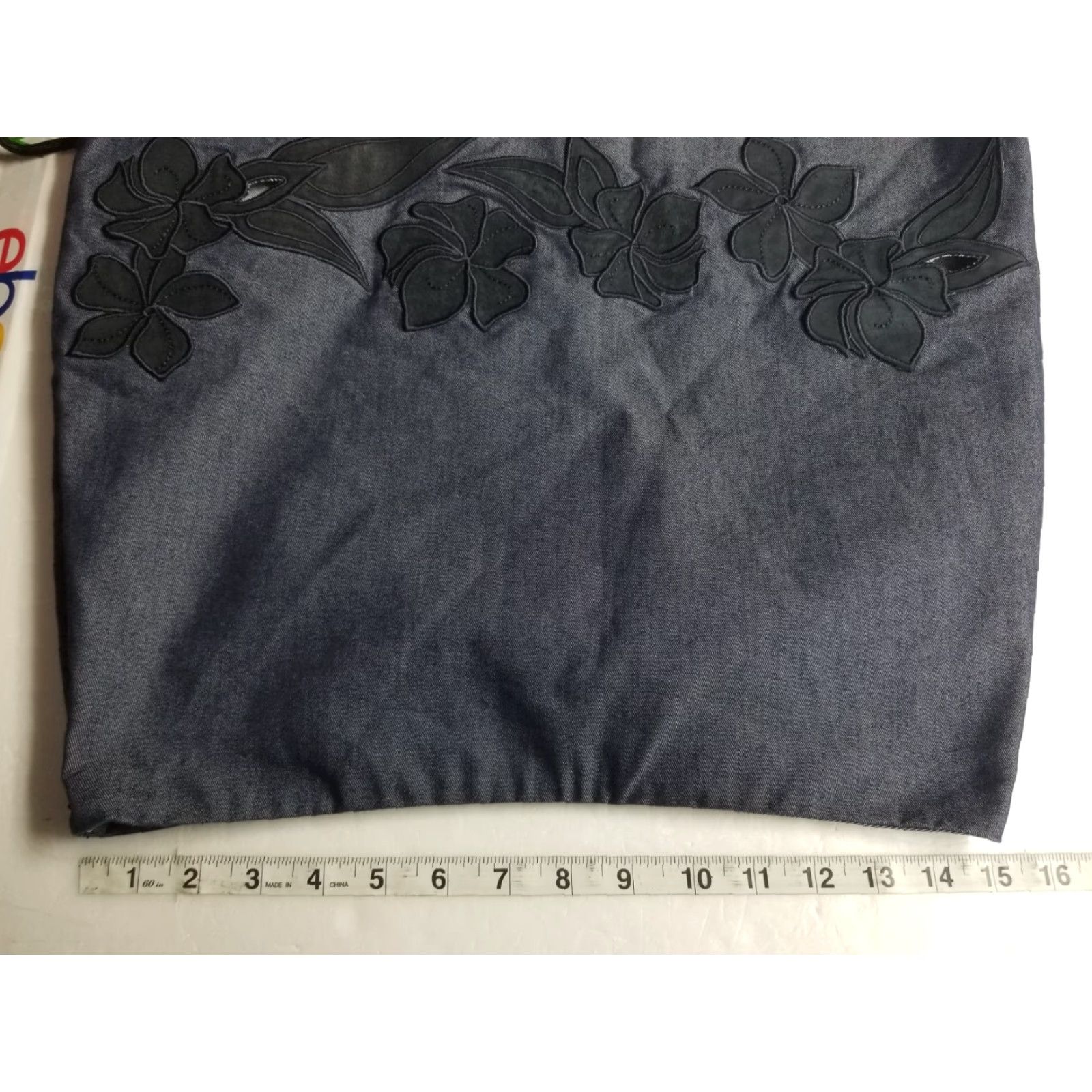 Express Express Skirt Women 7-8 Blue Denim Short Straight Pencil Slit High Rise Cotton Fabric Regular Size 28" / US 6 / IT 42 - 3 Thumbnail