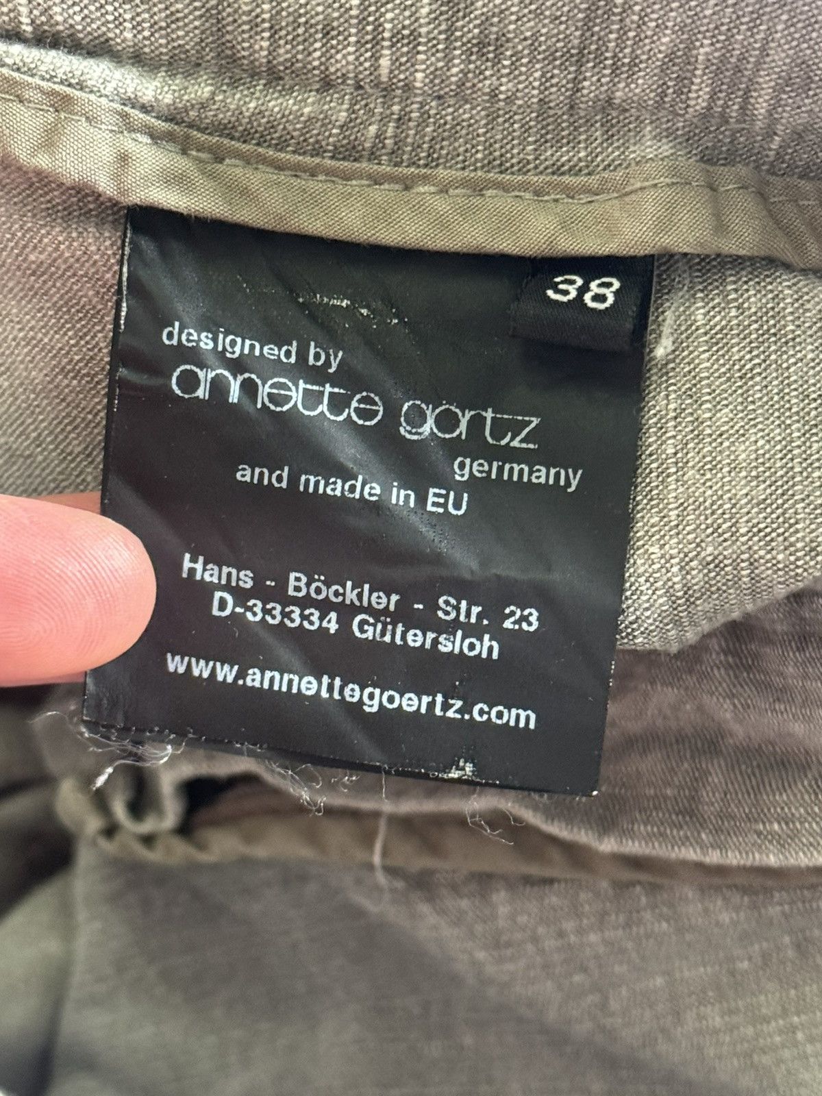 Annette Gortz Annette Görtz 38size Avantgarde washed style pants trousers Size 26" / US 2 / IT 38 - 6 Thumbnail