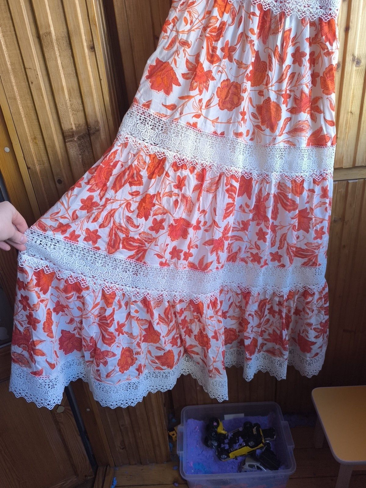 Antonio Meccariello Nwt Antonio Melani Summer Cotton Boho Sundress Sz 8 Msrp 189 Size L / US 10 / IT 46 - 5 Thumbnail